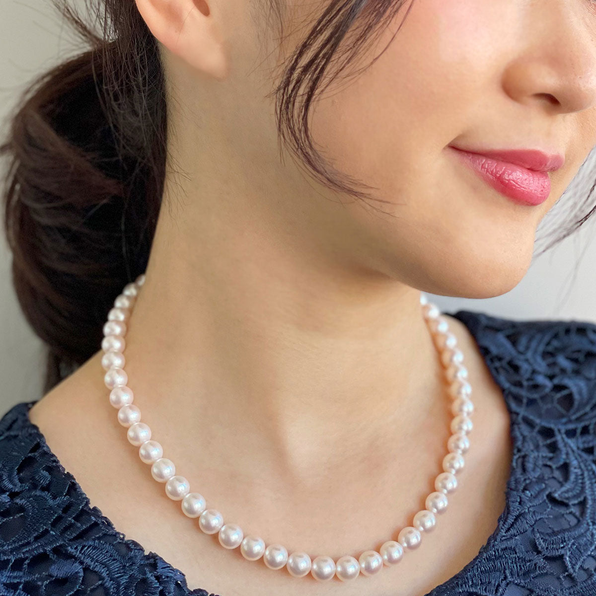 HANADAMA Akoya Pearl Necklace 8.0-8.5mm