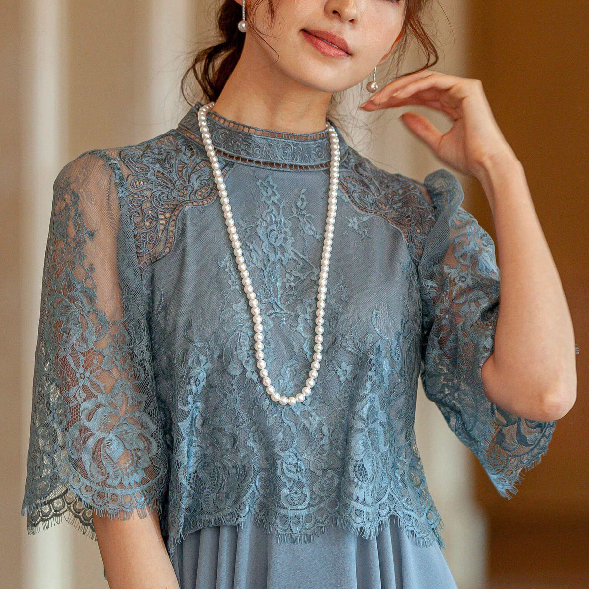 Akoya Pearl Long Necklace 8.0-8.5mm 80cm