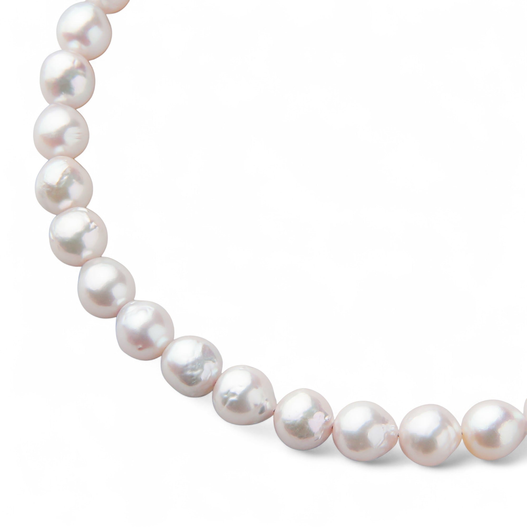 Akoya Baroque Pearl Necklace 7.5-8.0mm SV925 GP