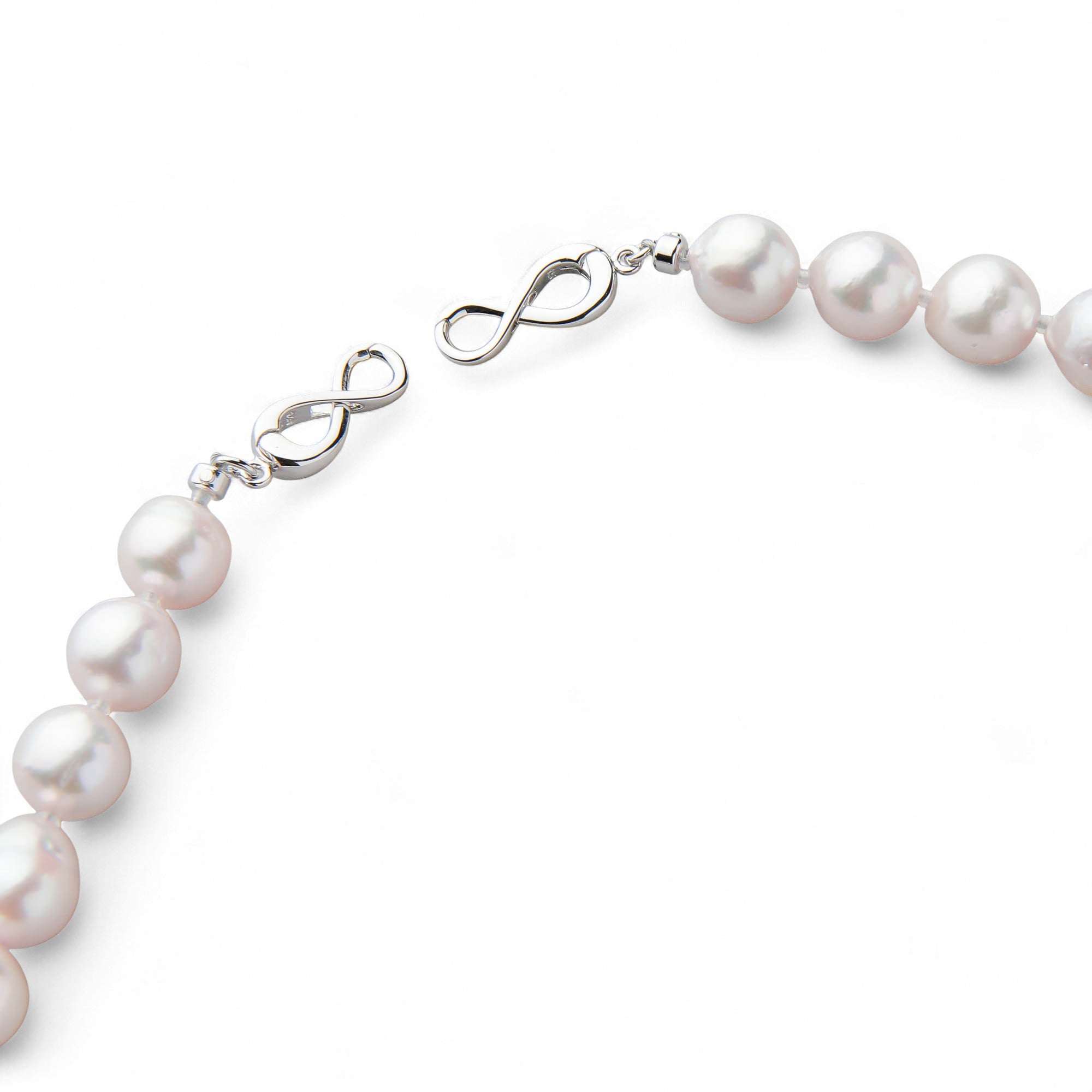 Akoya Baroque Pearl Necklace 7.5-8.0mm SV925