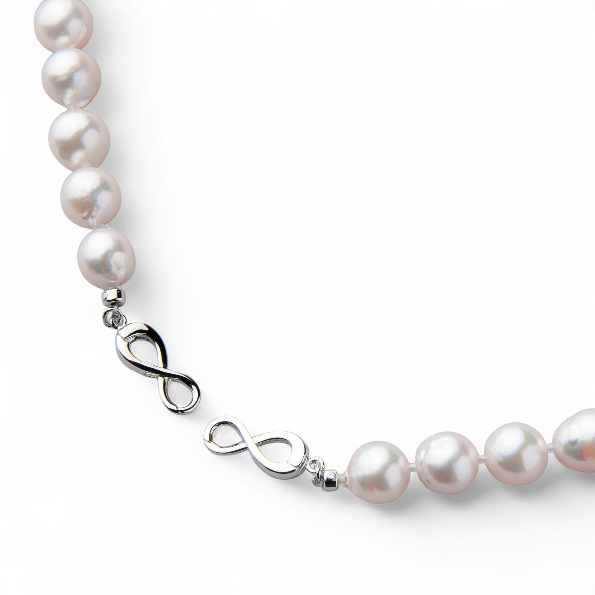 Akoya Baroque Pearl Necklace 7.5-8.0mm SV925