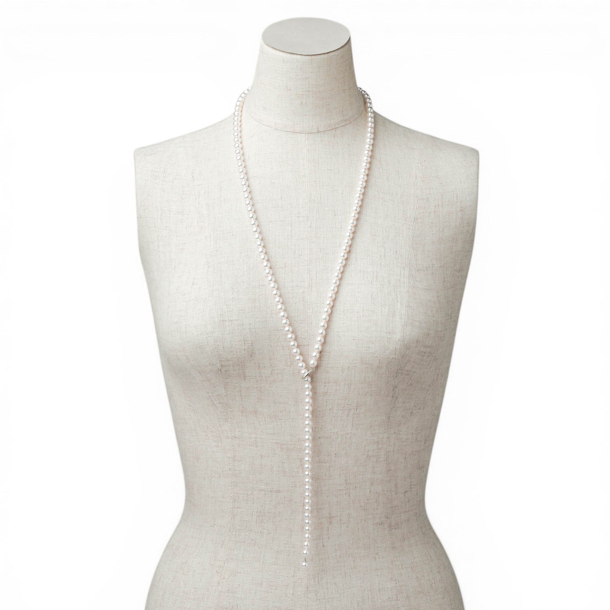 Akoya Pearl Long Necklace 6.0-6.5mm 80cm