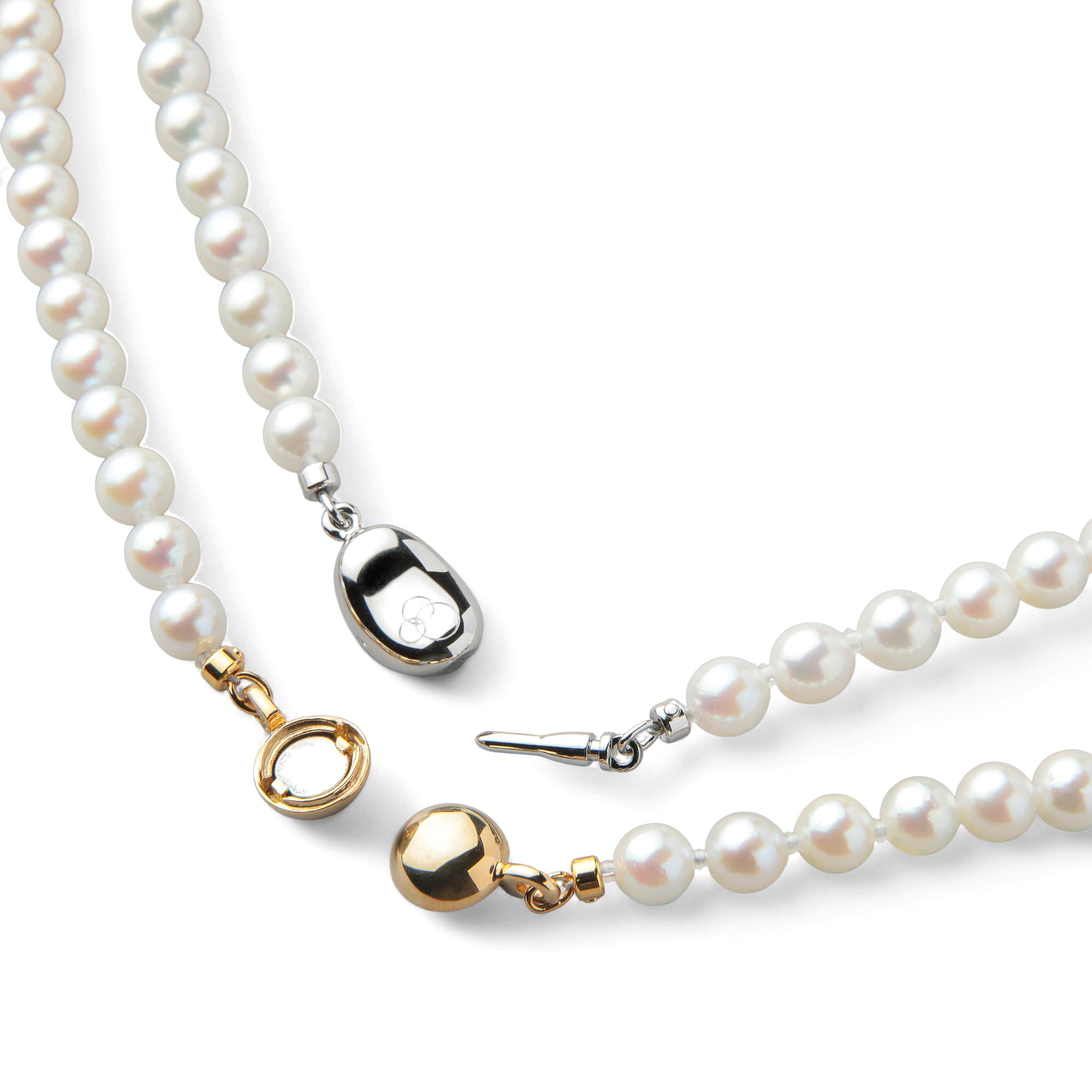 Natural Color Akoya Pearl Necklace 5.0-5.5mm