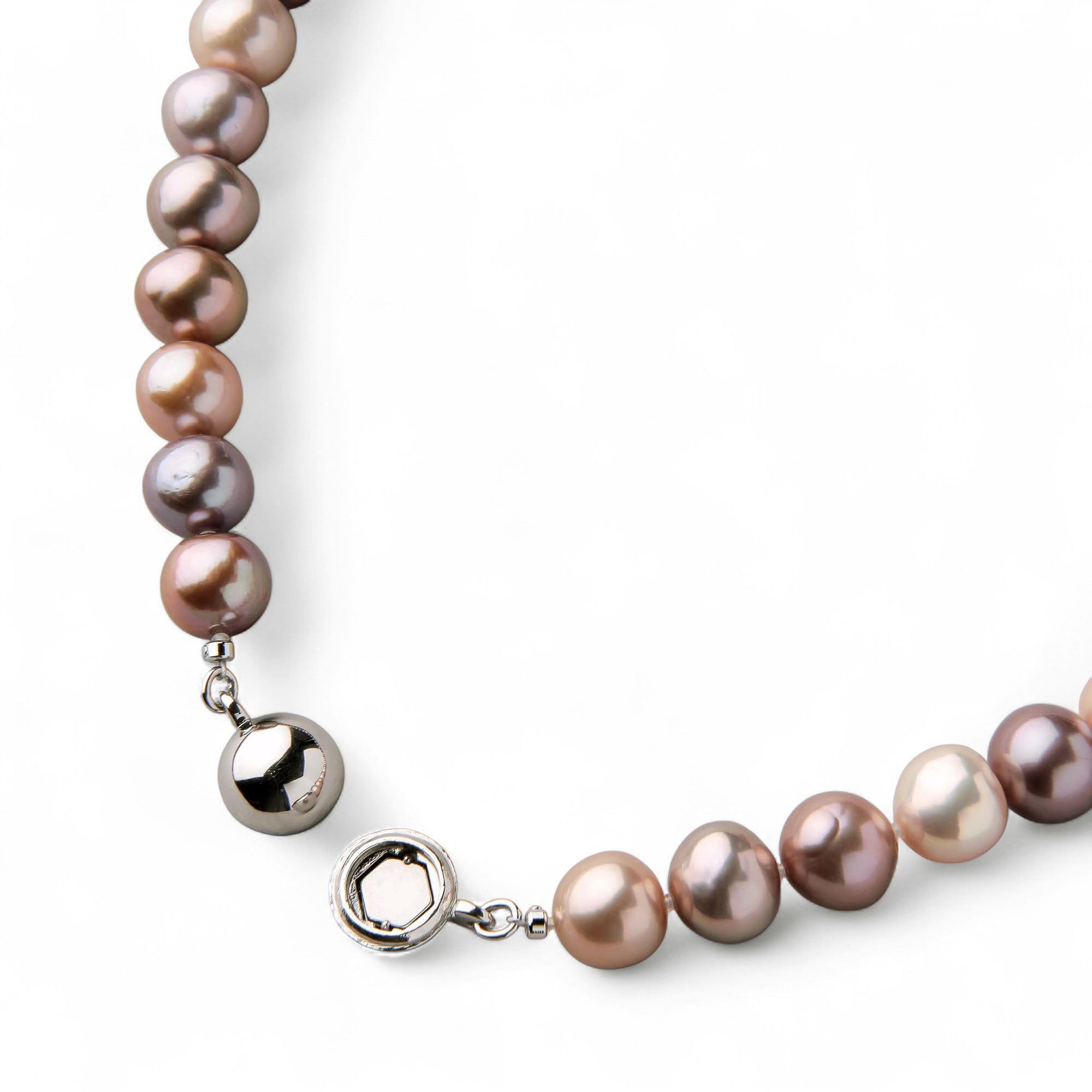 Freshwater Pearl Necklace 10–13mm Multicolor -plumberry-