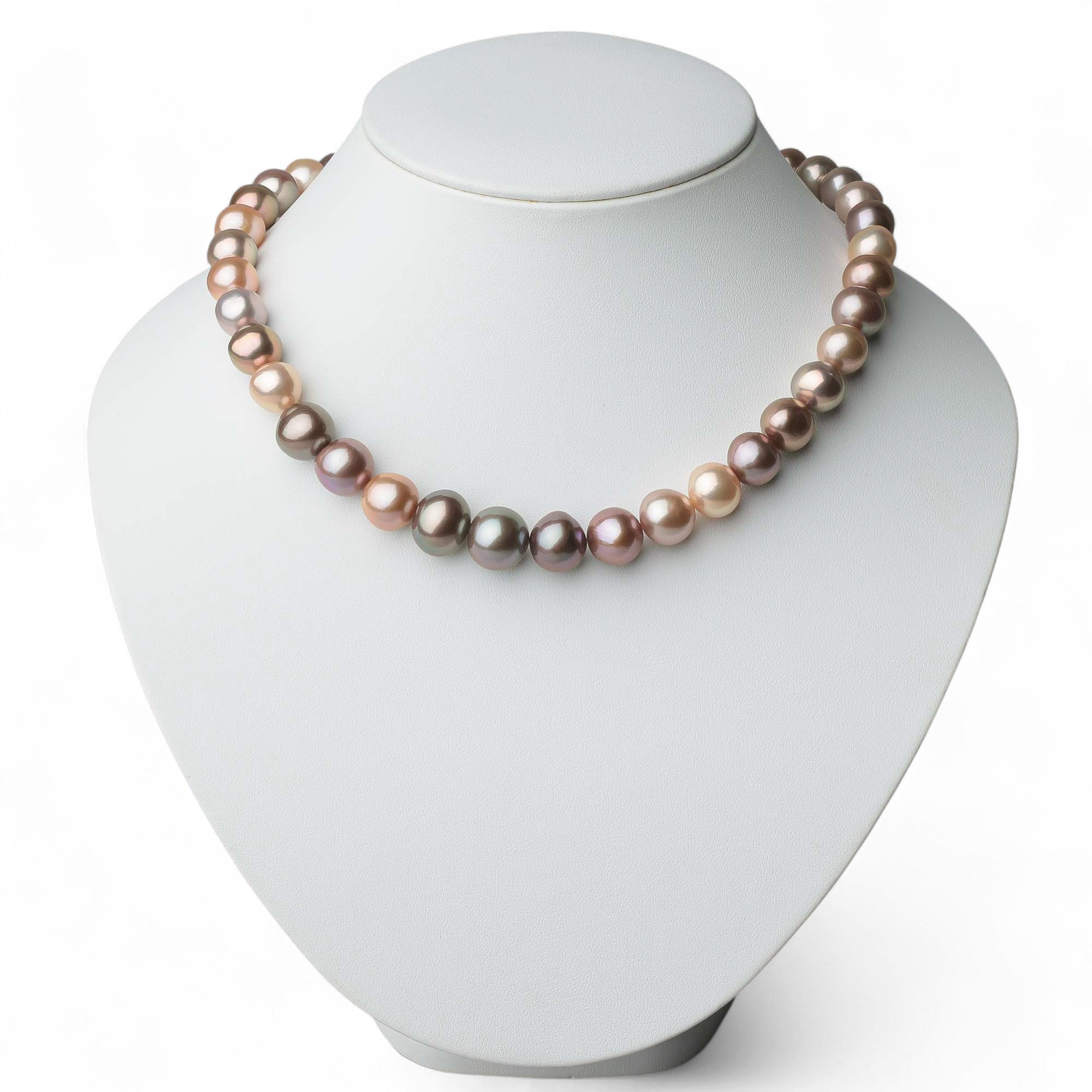 Freshwater Pearl Necklace 10–13mm Multicolor -plumberry-