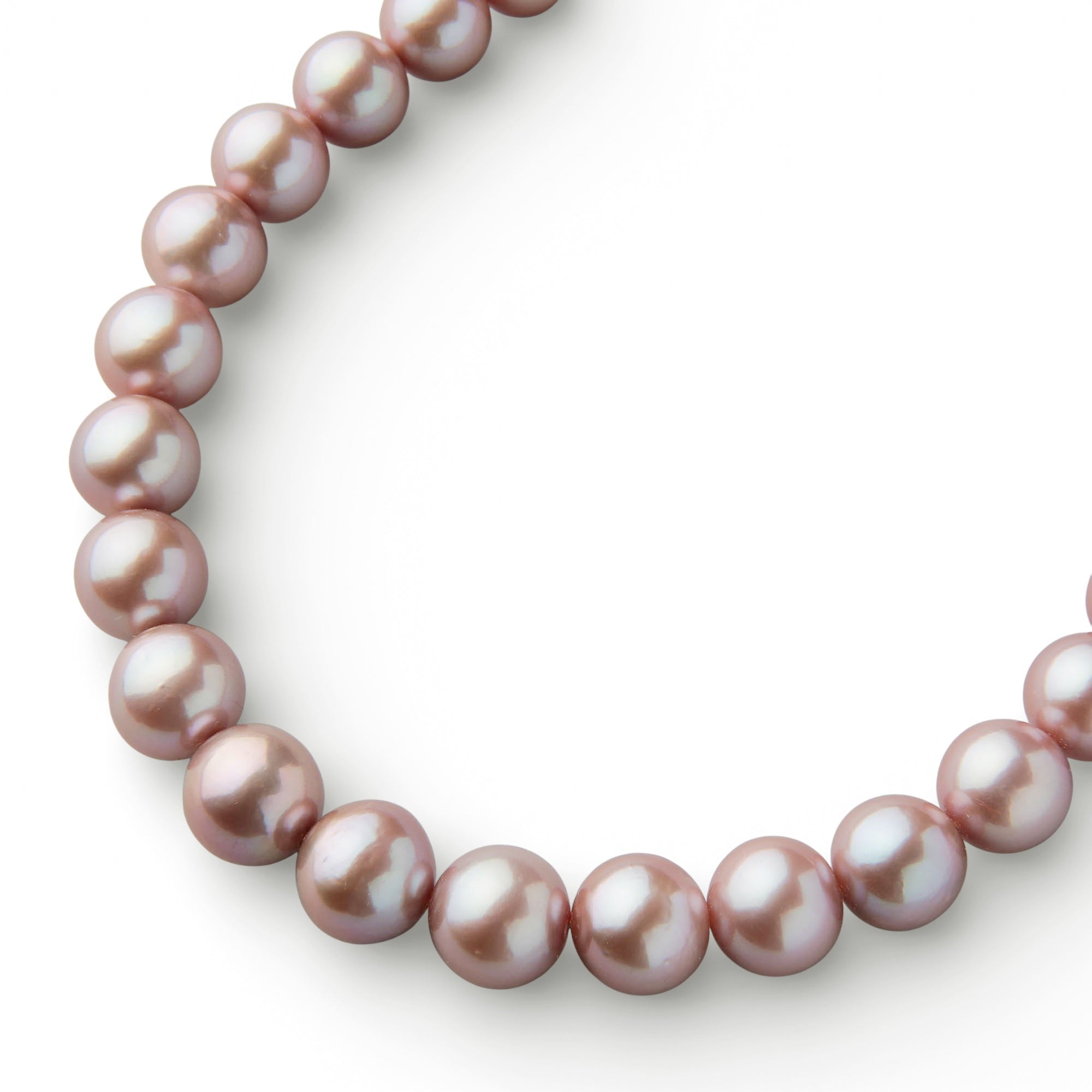 淡水珍珠项链,10-12毫米 -Mauvette-