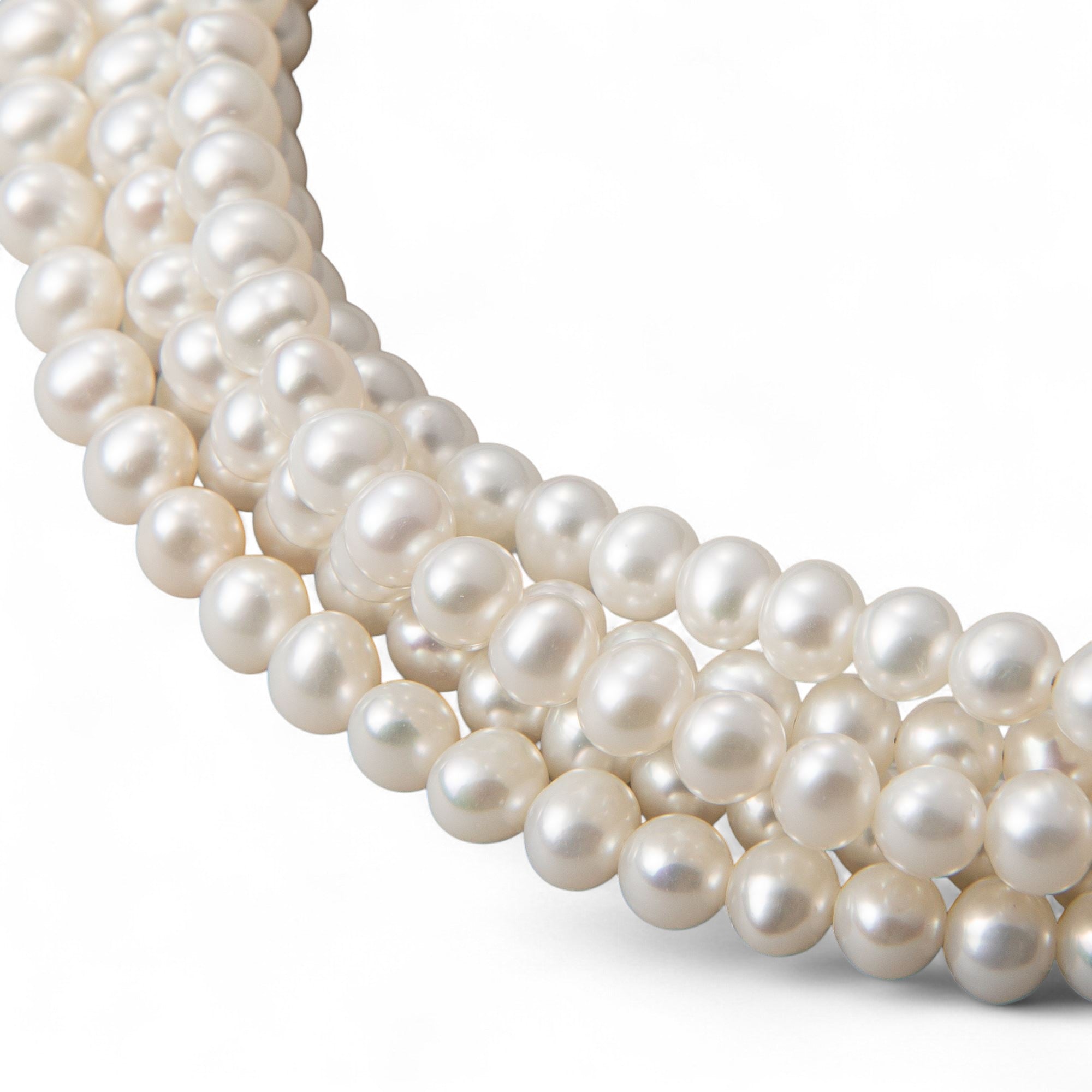 Freshwater Pearl 5-Strand Necklace 4.5–5.0mm