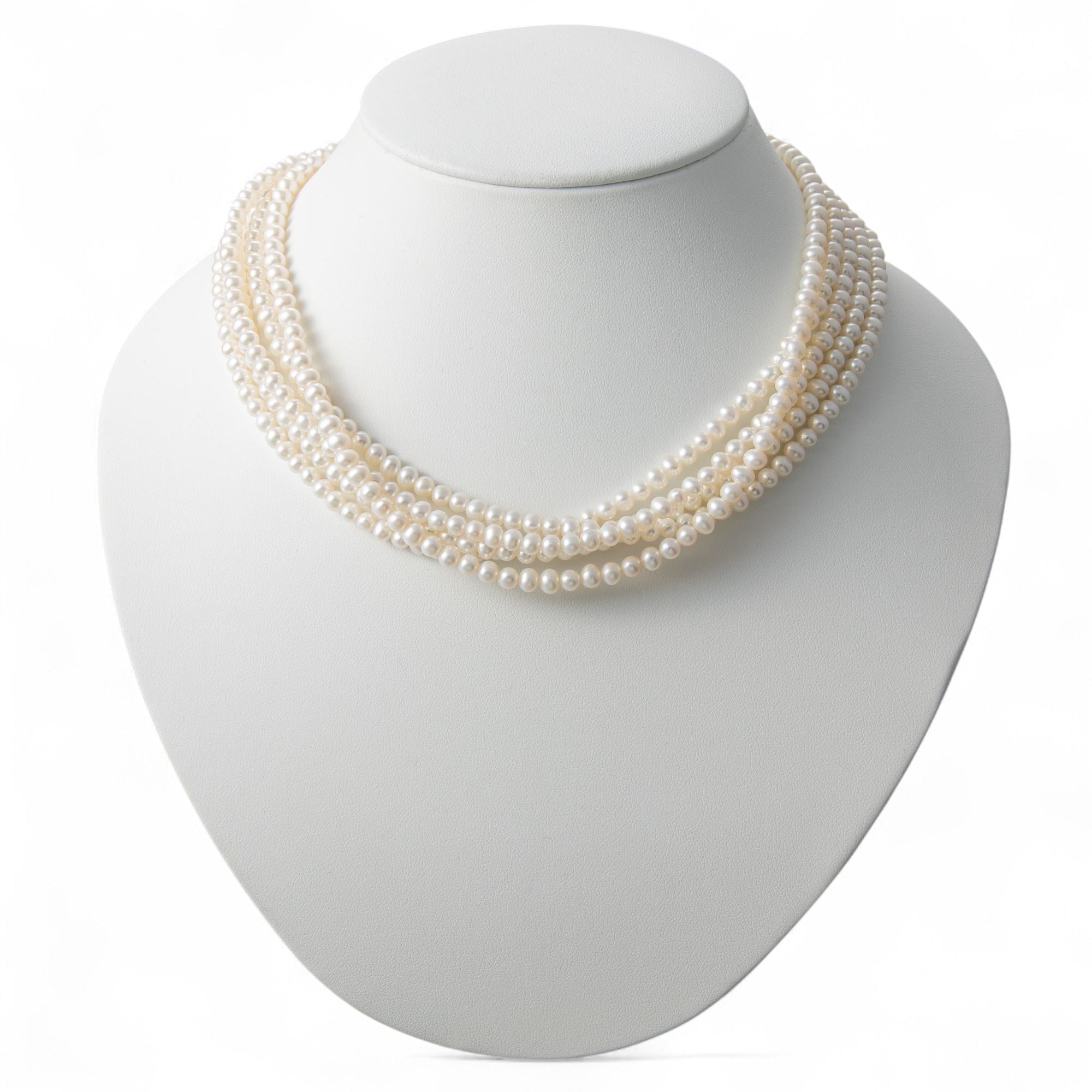 Freshwater Pearl 5-Strand Necklace 4.5–5.0mm