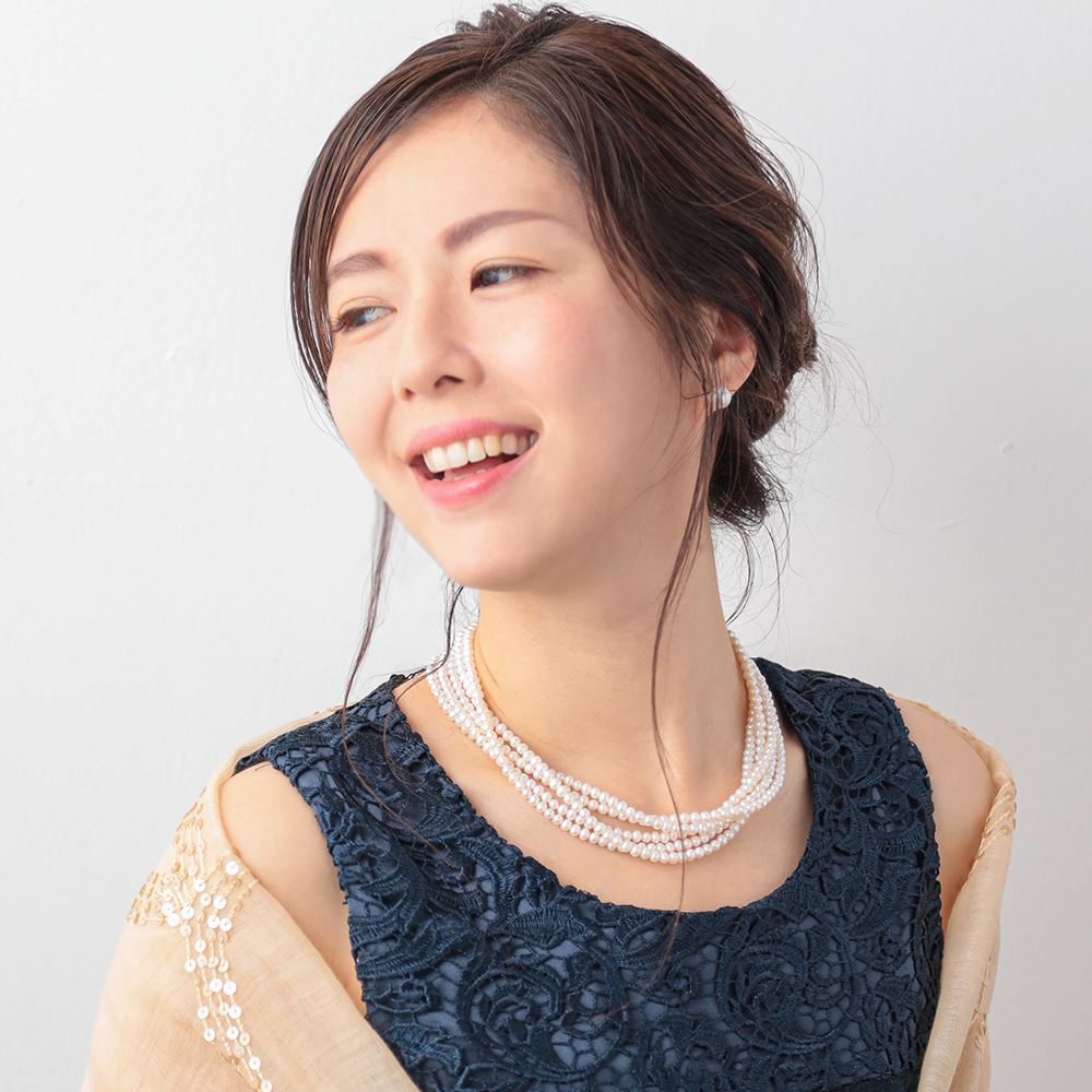 Freshwater Pearl 5-Strand Necklace 4.5–5.0mm