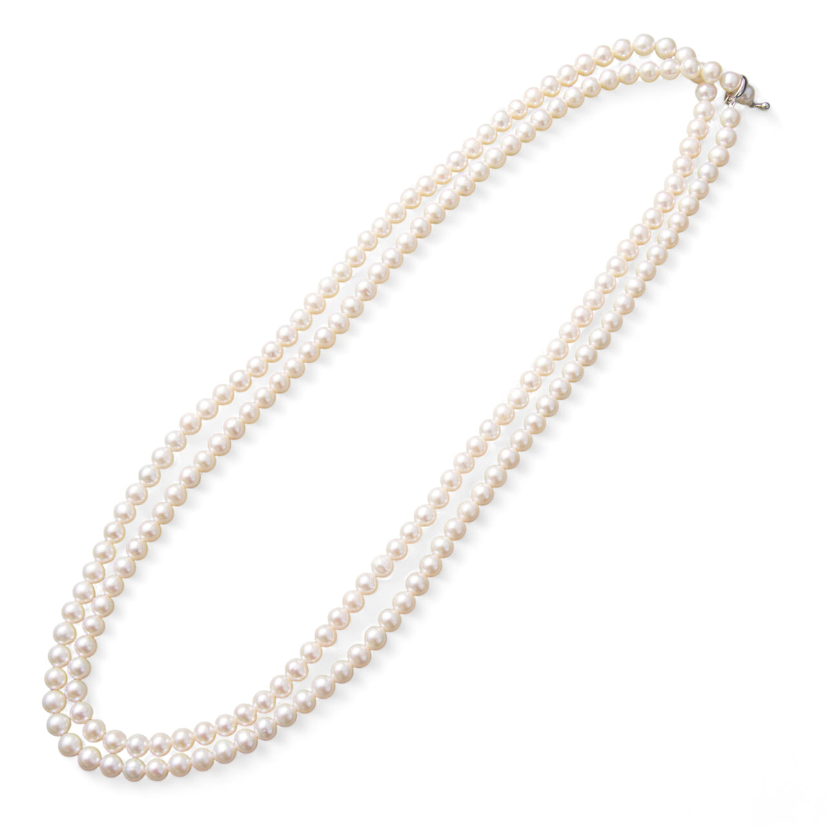 Freshwater Pearl Long Necklace 6.5-7.0mm 120cm