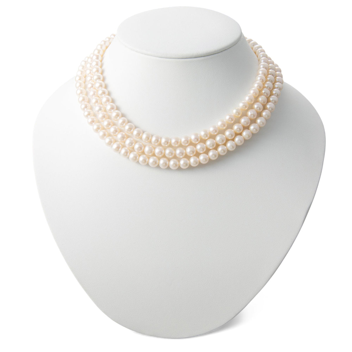 Freshwater Pearl Long Necklace 6.5-7.0mm 120cm