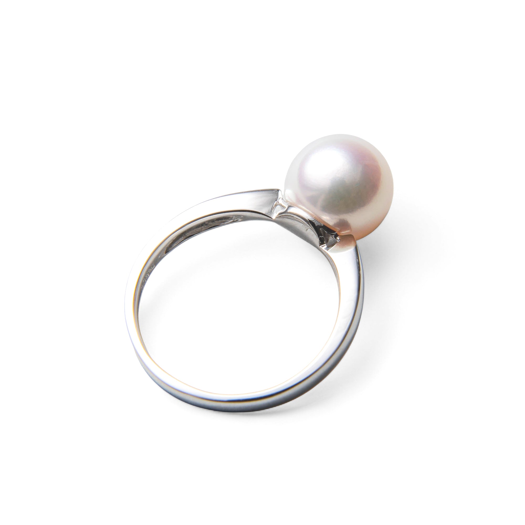 Aurora HANADAMA Akoya Pearl Ring 9.0–9.5 mm PT900 -Premium-