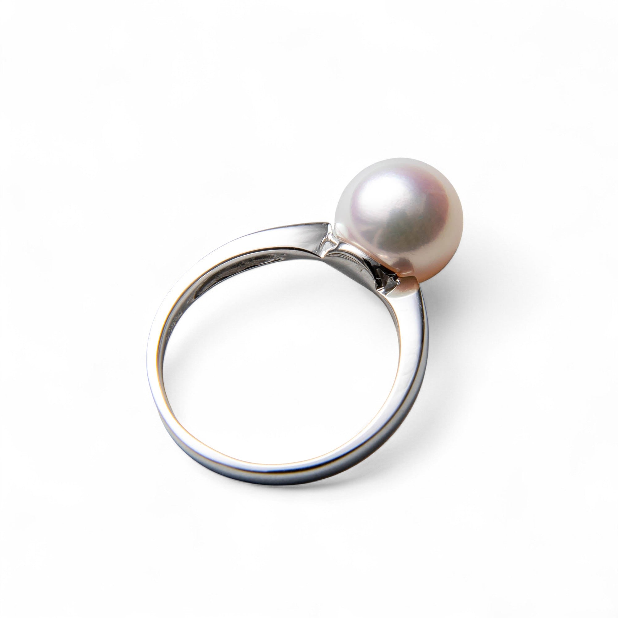 Aurora HANADAMA Akoya Pearl Ring 9.0–9.5 mm PT900 -Premium-