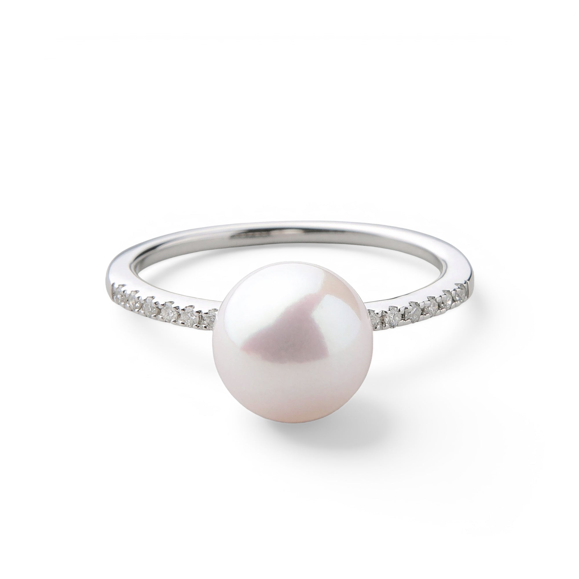 Aurora HANADAMA Akoya Pearl Ring 8.0–8.5 mm PT900 -Premium-