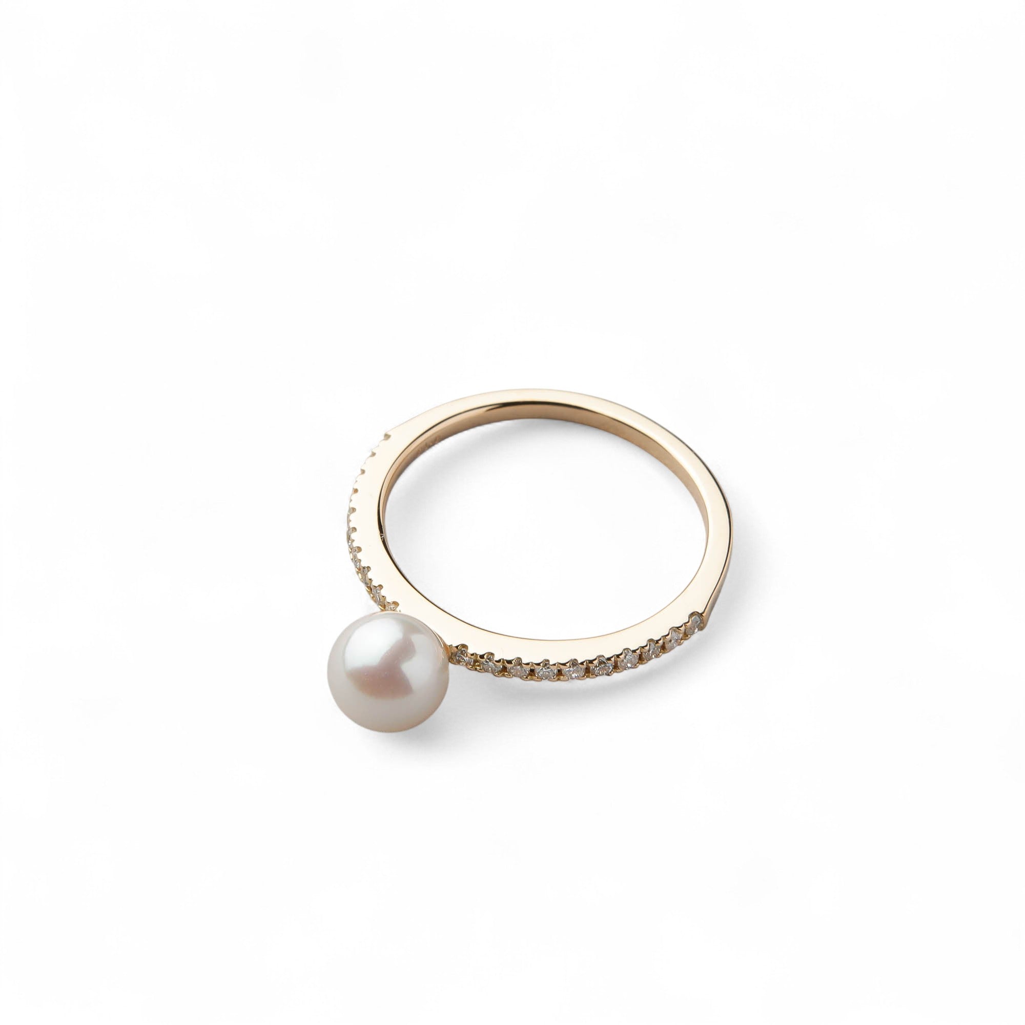 enSTYLE Akoya Pearl Pinky Ring 5.0–5.5 mm K18YG