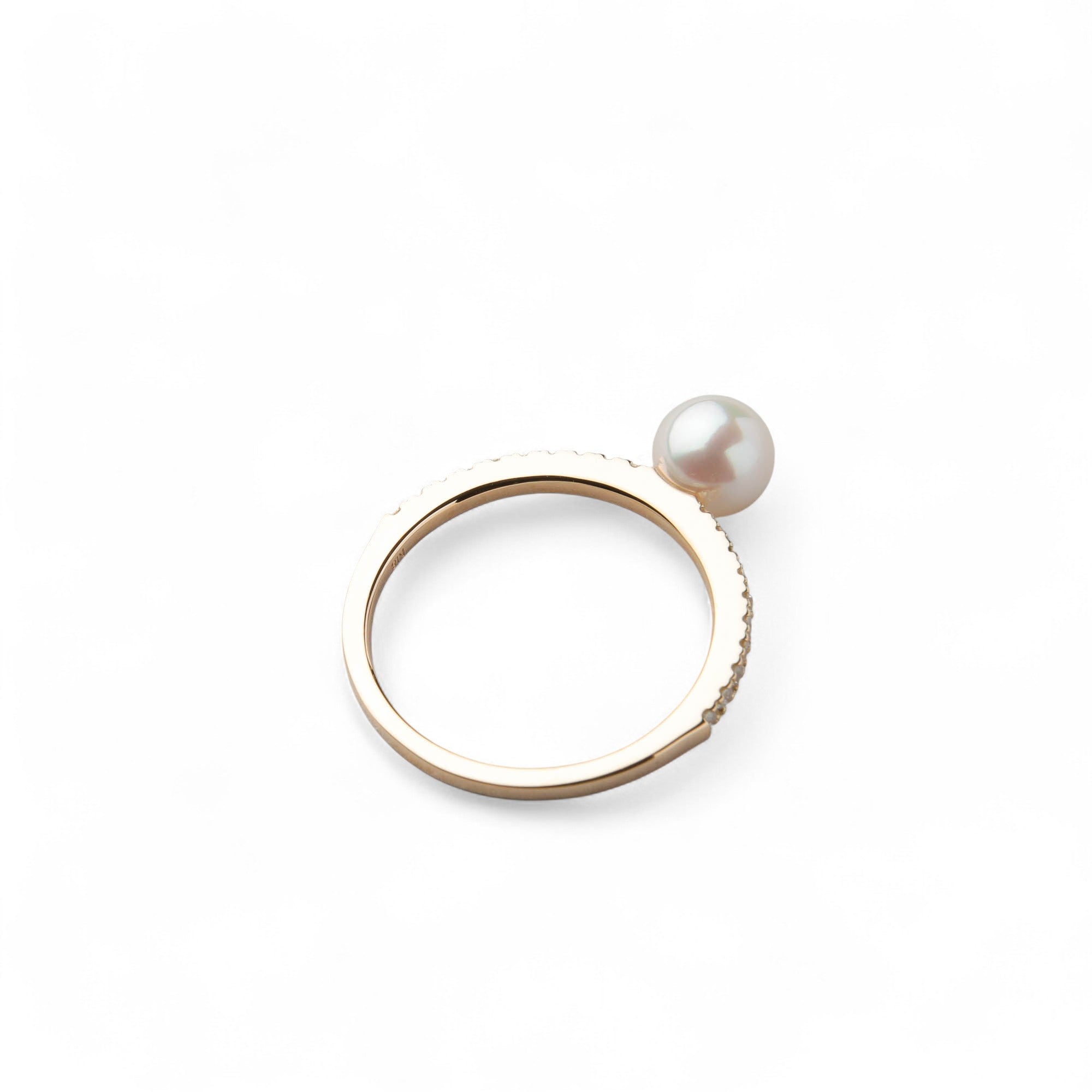 enSTYLE Akoya Pearl Pinky Ring 5.0–5.5 mm K18YG