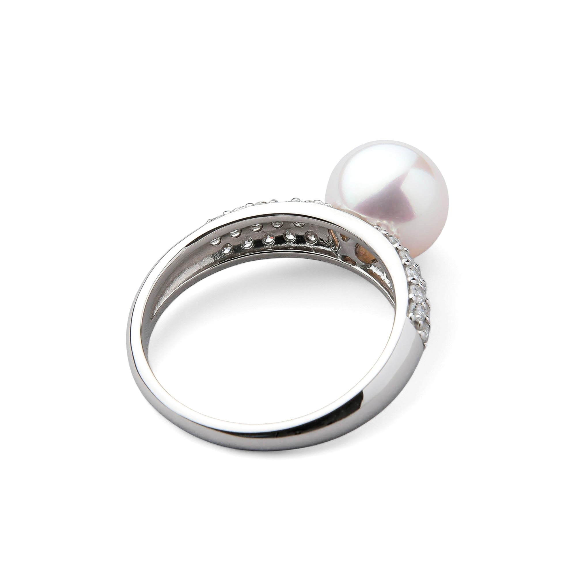 HANADAMA Akoya Pearl Ring 8.5-9.0mm PT900 -Premium-