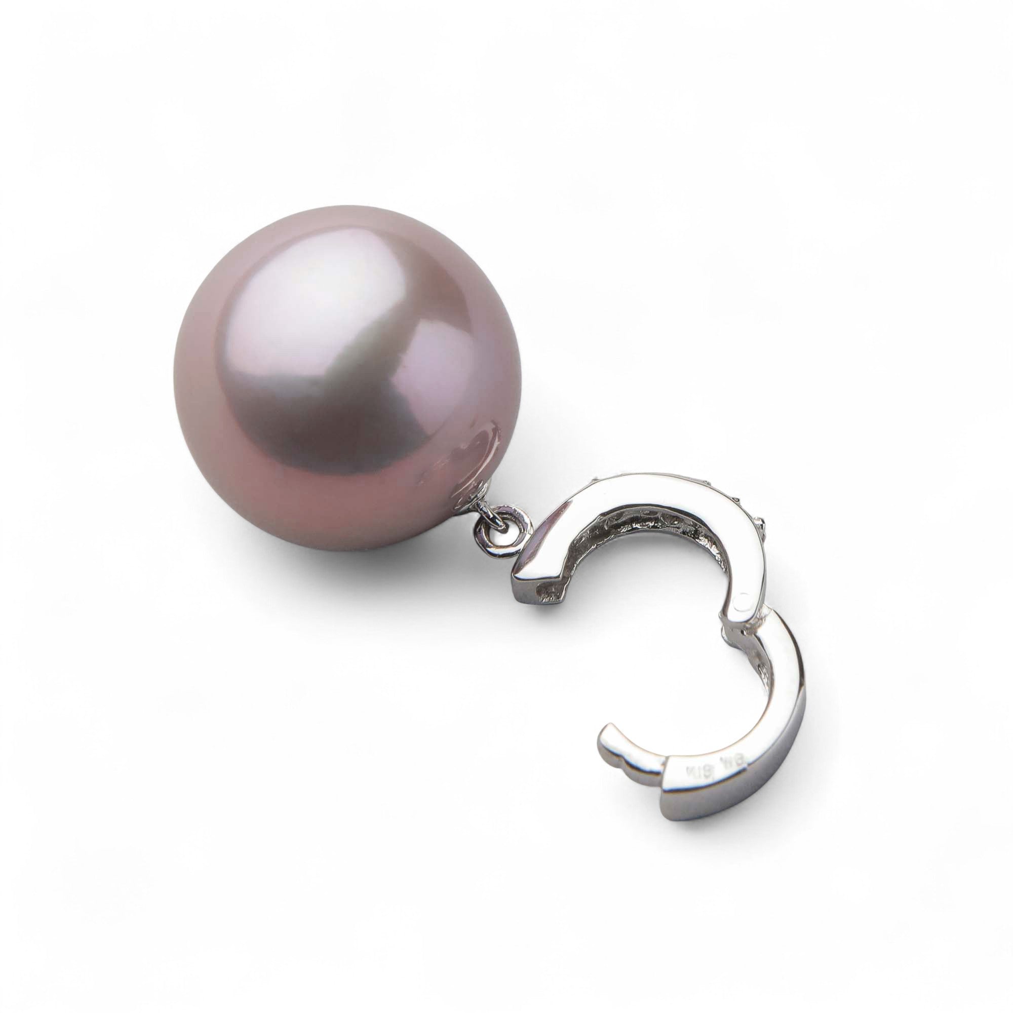 Mauvette Freshwater Pearl Clicker / Pendant Top 12mmUP K18WG
