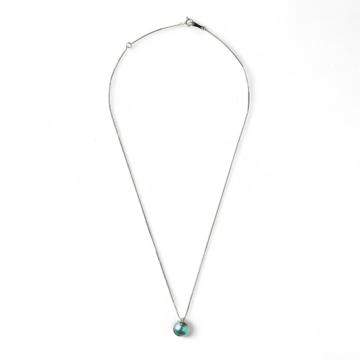 Abalone Pearl Pendant 8mmUP K18YG RhP