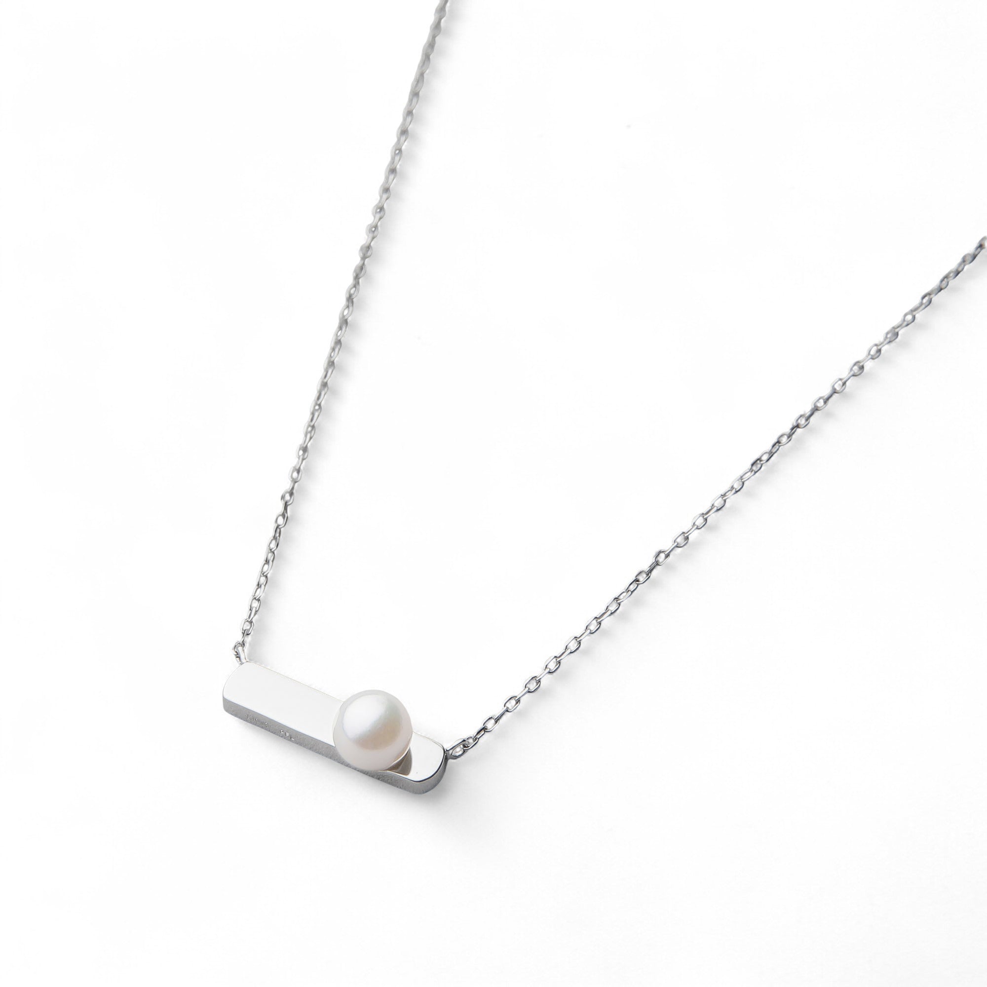 Carina Akoya Pearl Signet Pendant 5.5-6.0mm K10 White Gold
