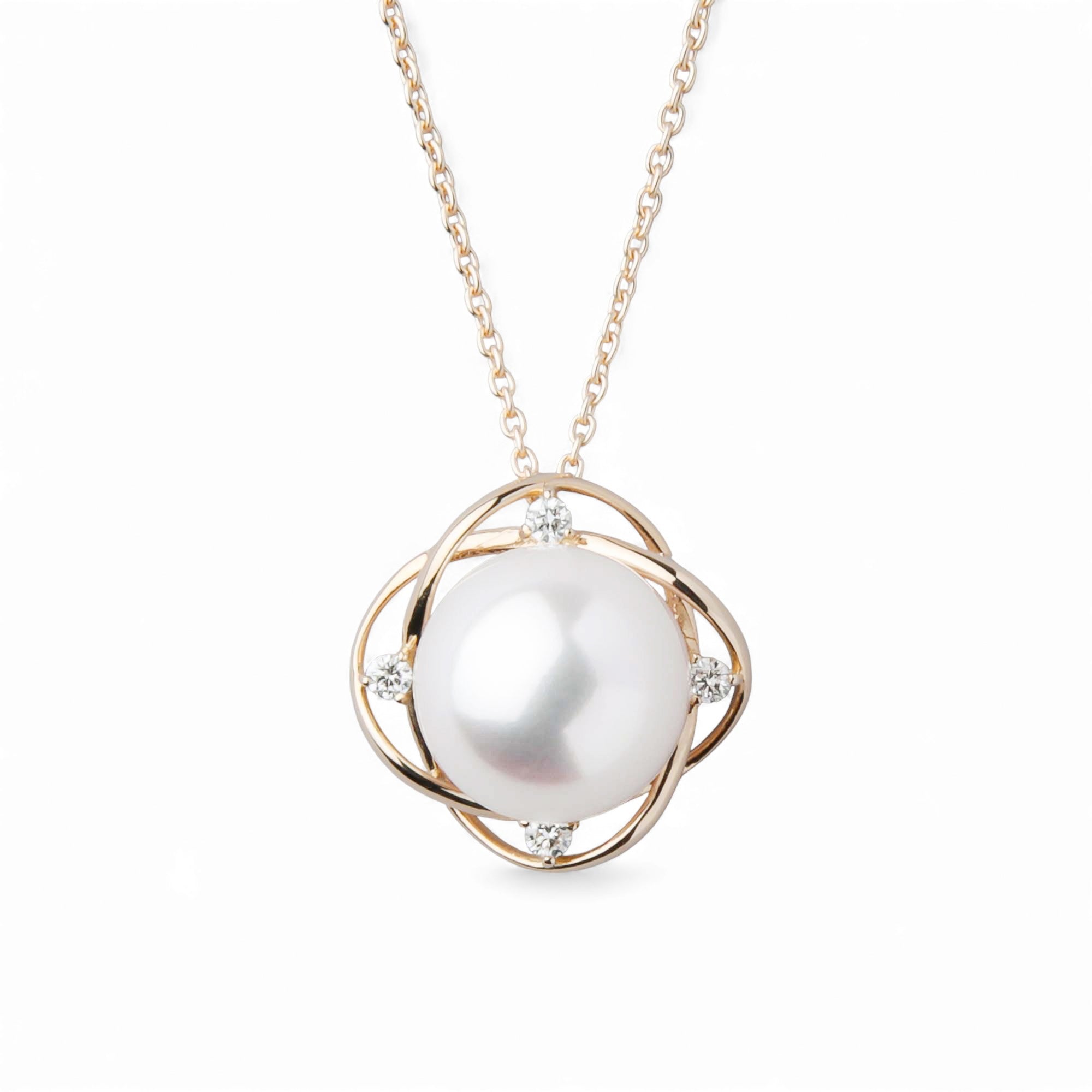 LUXE Akoya Pearl Pendant 8.5–9.0mm K18YG