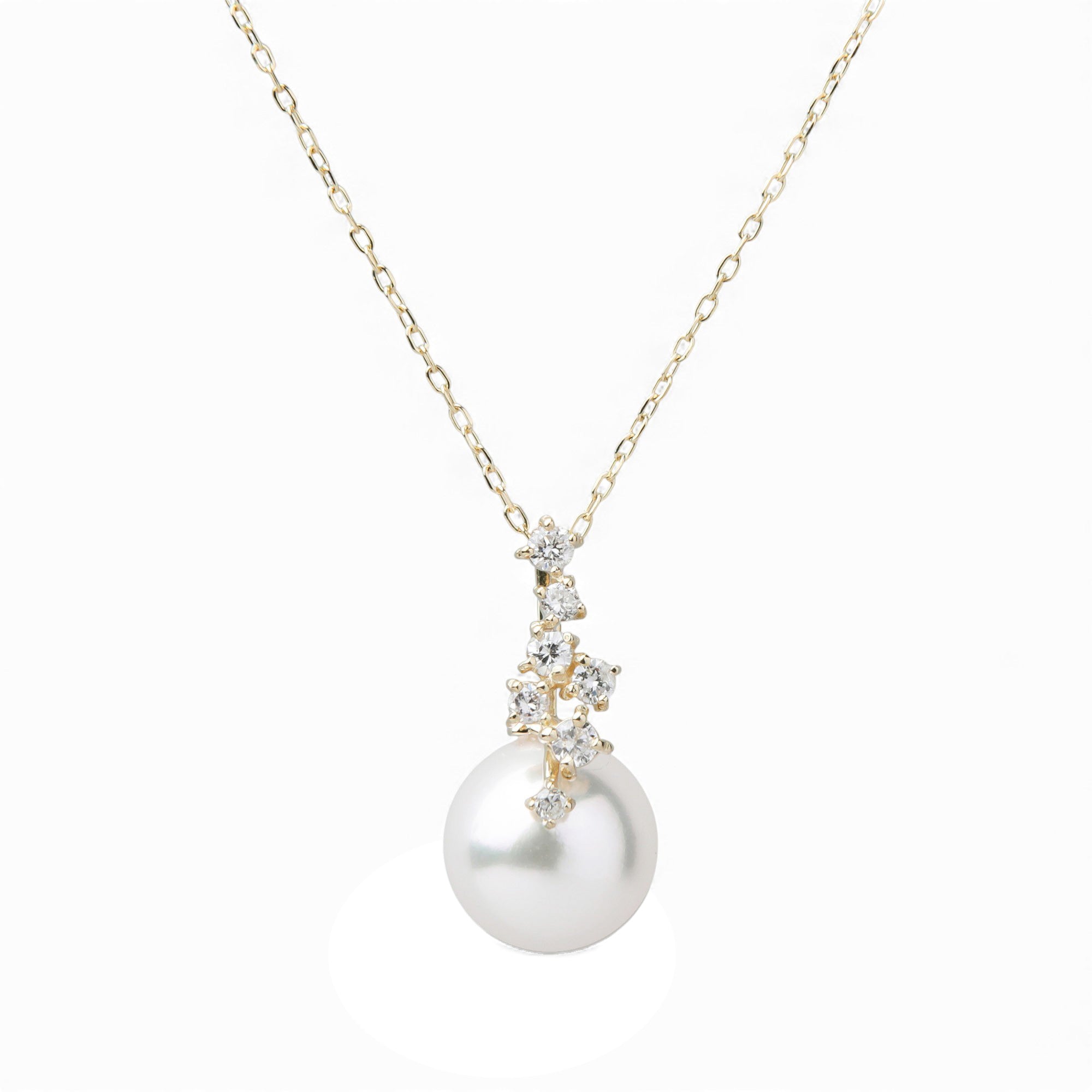 Aurora Hanadama Pearl Pendant 8.5–9.0mm K18YG