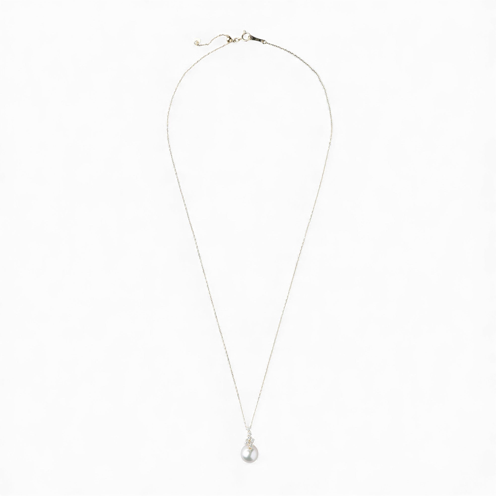 極光花珠珍珠吊墜 8.5–9.0 mm K18YG