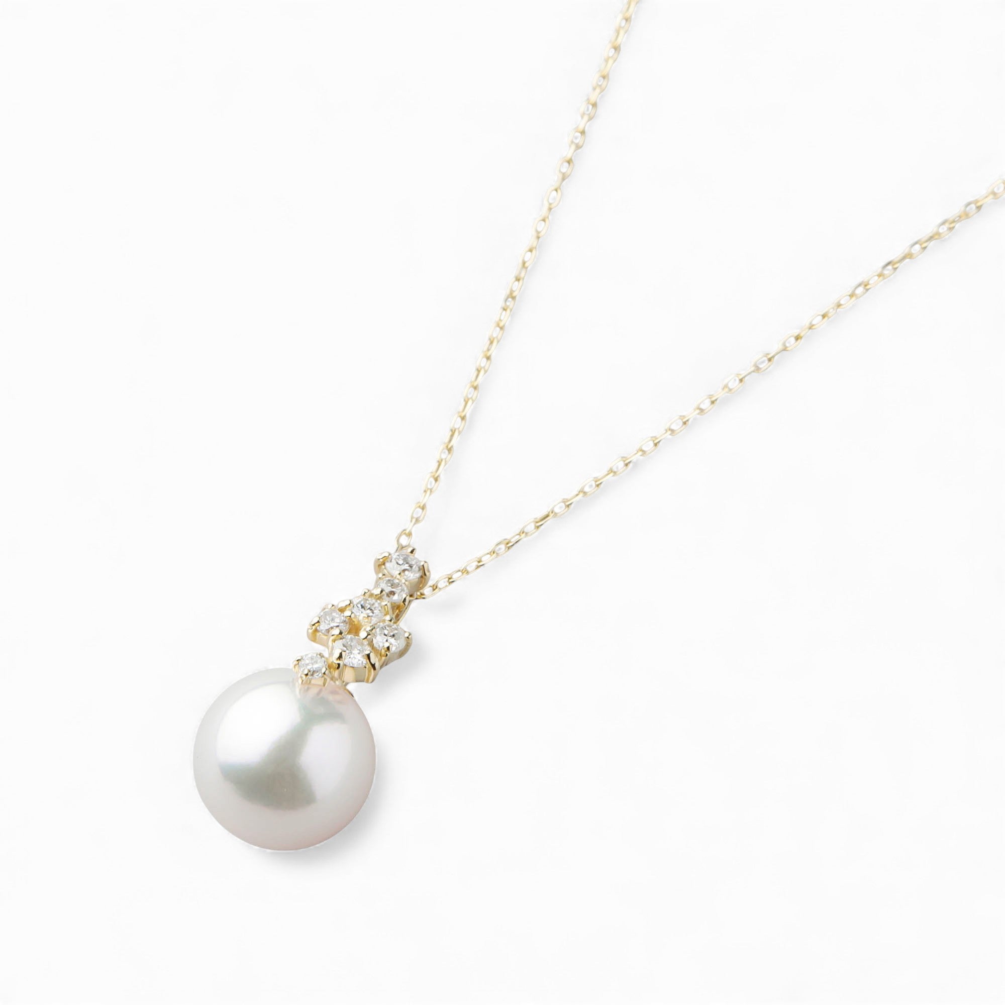 极光花珠珍珠吊坠 8.5–9.0 毫米 K18YG