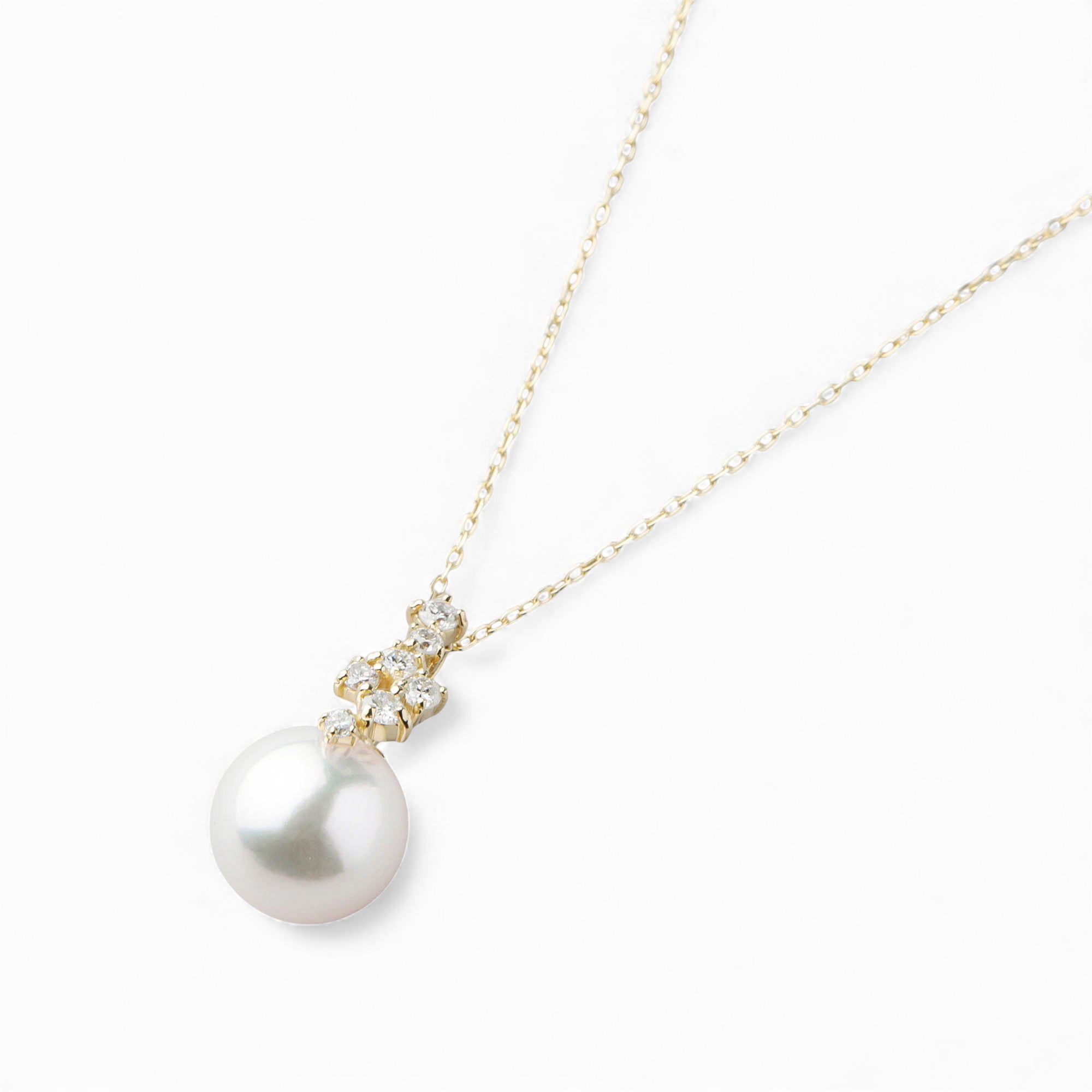 Aurora Hanadama Pearl Pendant 8.5–9.0mm K18YG