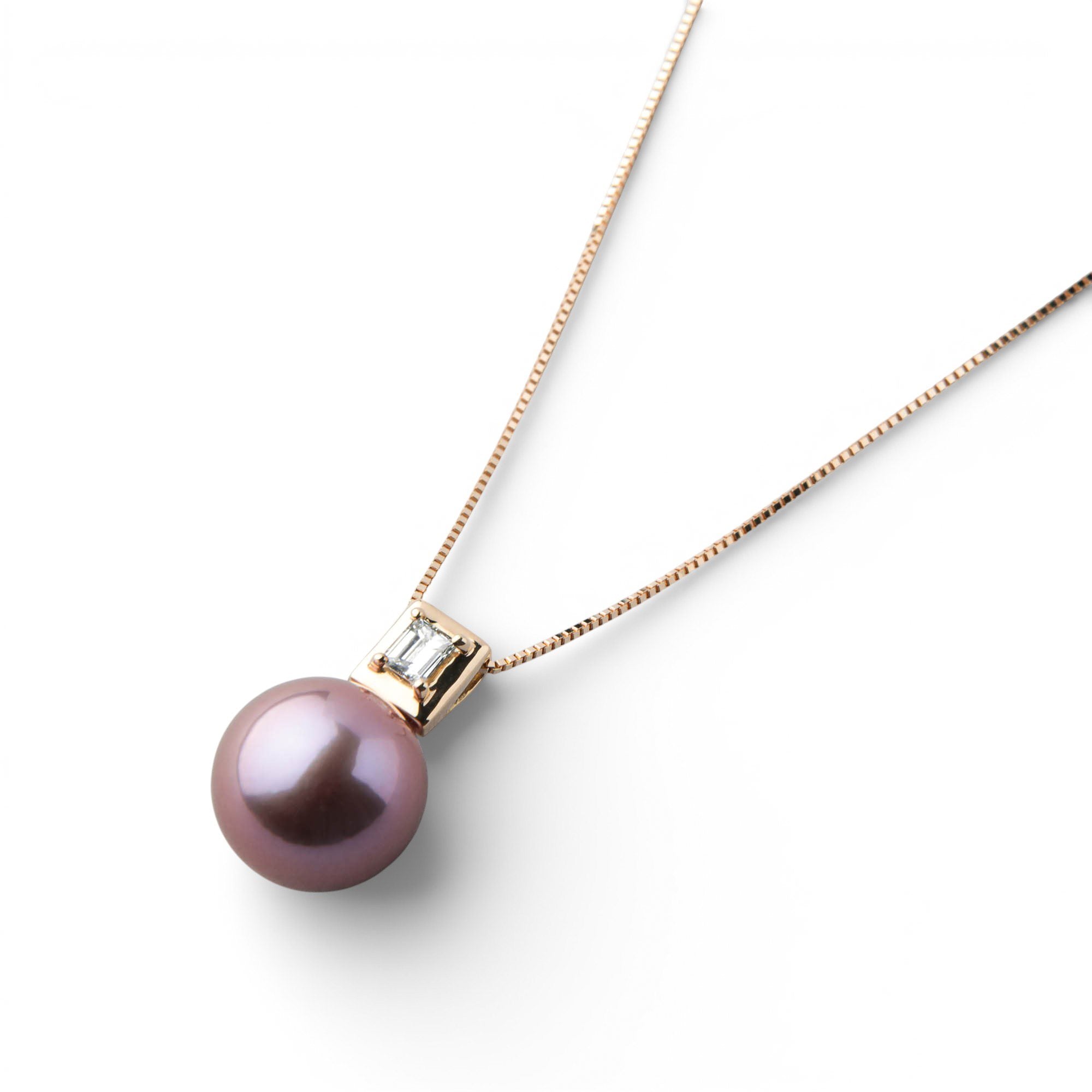 Mauvette Freshwater Pearl Pendant 11mmUP K18YG