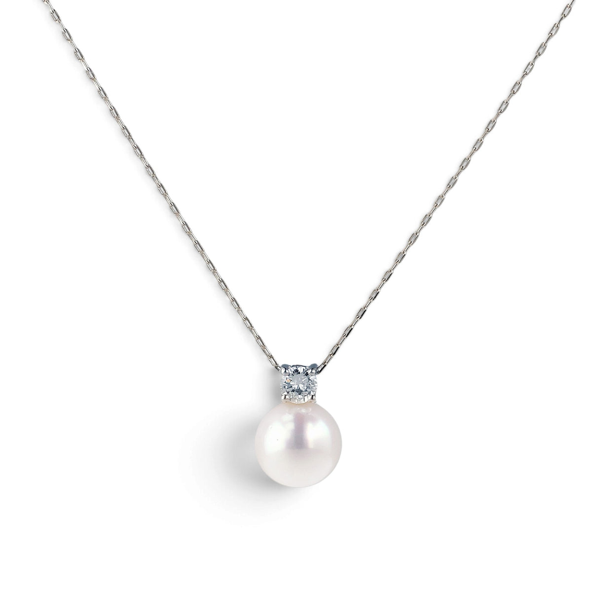 Aurora Hanadama Akoya Pearl Pendant 7.5-8.0mm PT900/850