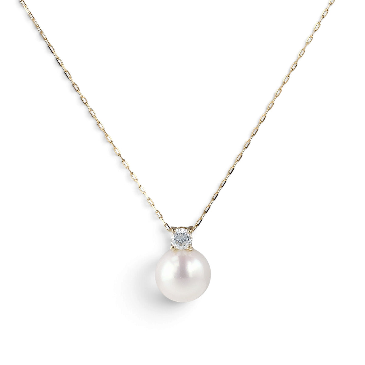 Aurora Hanadama Akoya Pearl Pendant 7.5-8.0mm K18YG