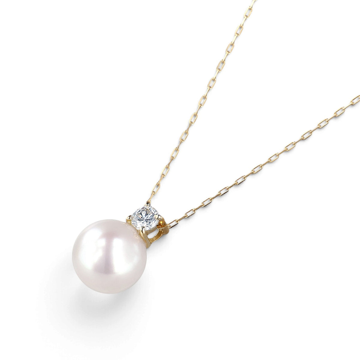 Aurora Hanadama Akoya Pearl Pendant 7.5-8.0mm K18YG