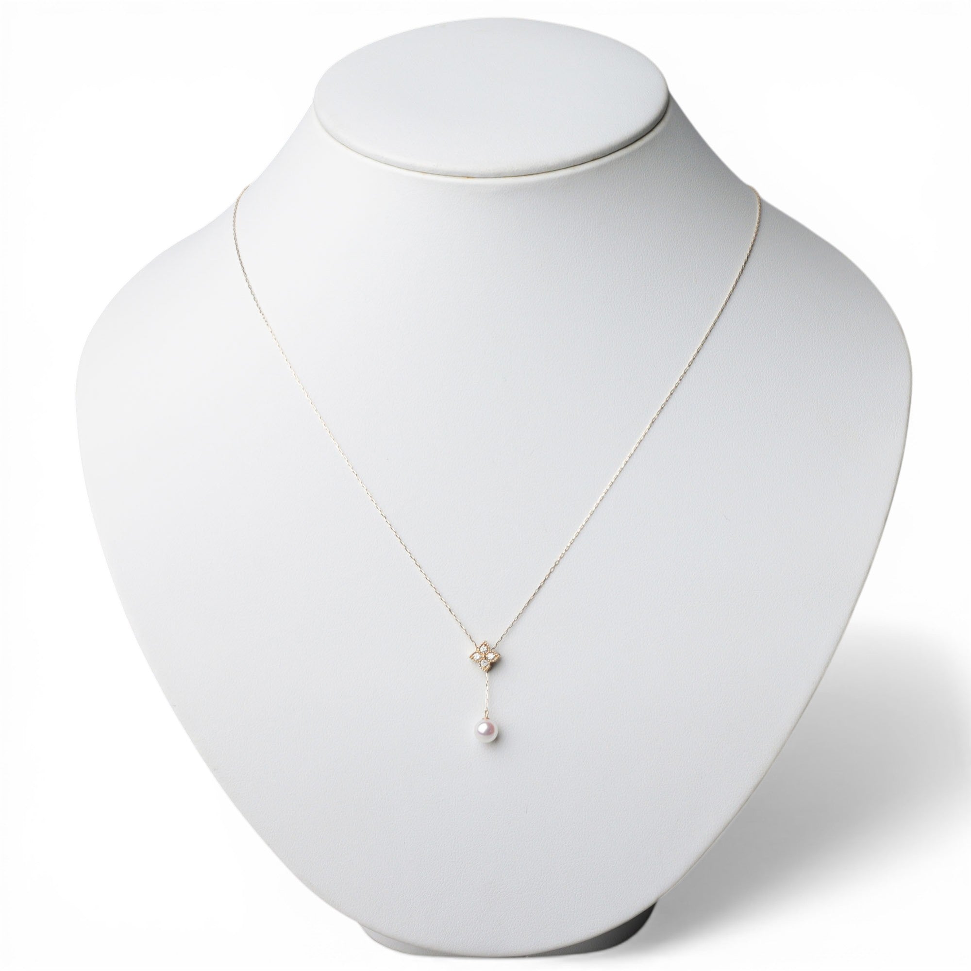 Carina Akoya Pearl Pendant 5.5-6.0mm K18YG Y-Shape/Adjustable