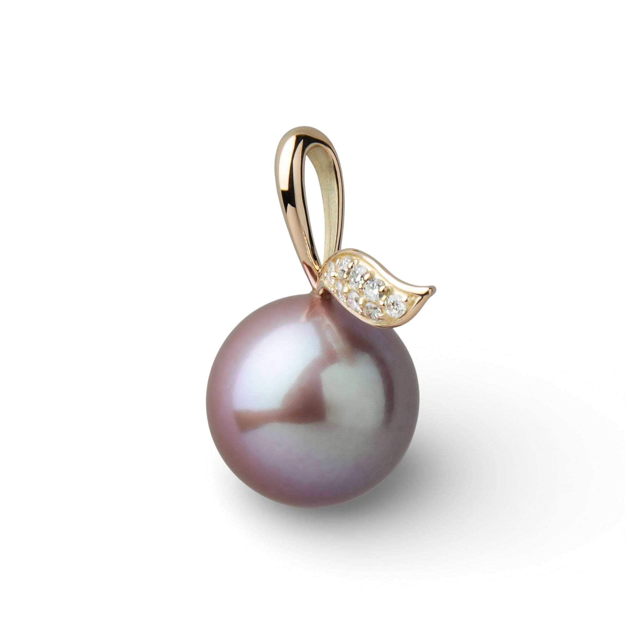 Plumberry淡水珍珠吊墜頂部11mmUP K18YG蘋果