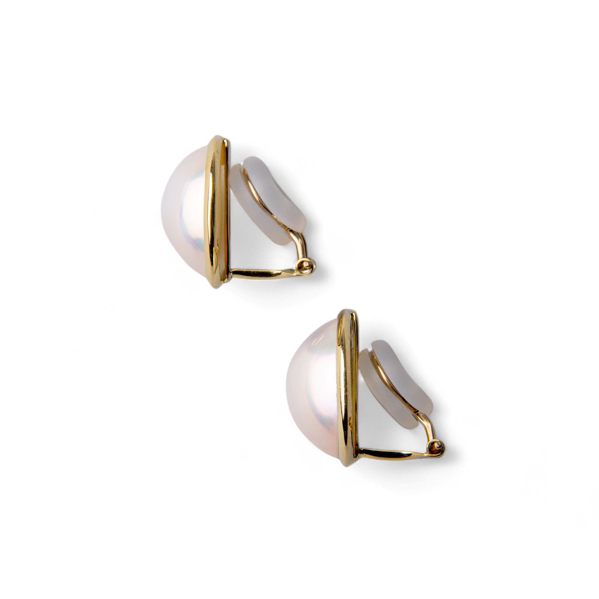 Mabe Pearl Earrings 13mmUP K18