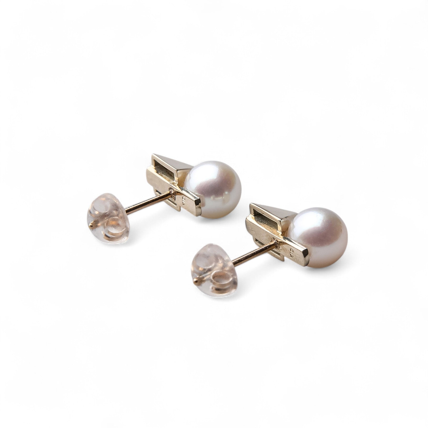 Carina Akoya Pearl Earrings 5.5-6.0mm K10YG