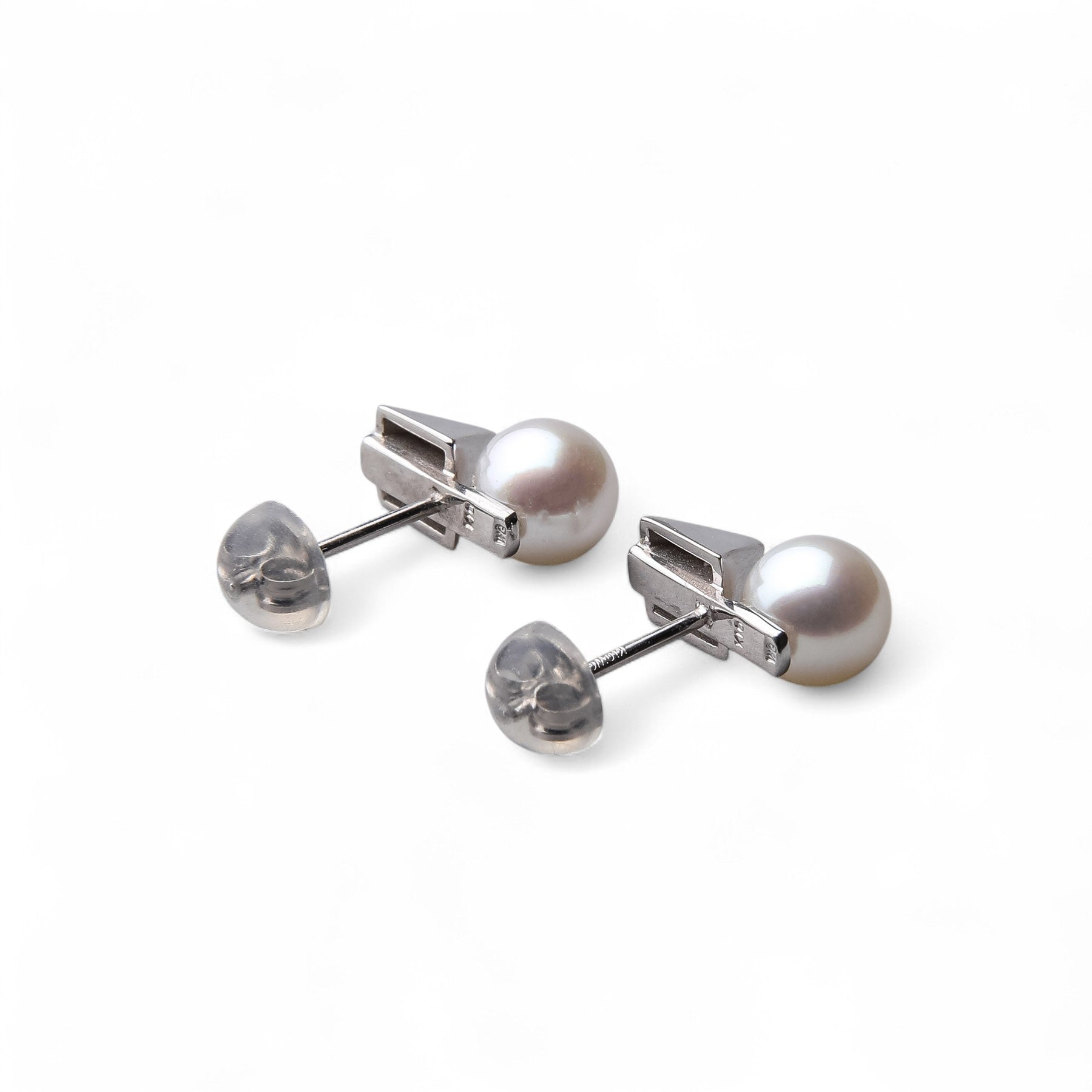 Carina Akoya Pearl Earrings 5.5-6.0mm K10WG