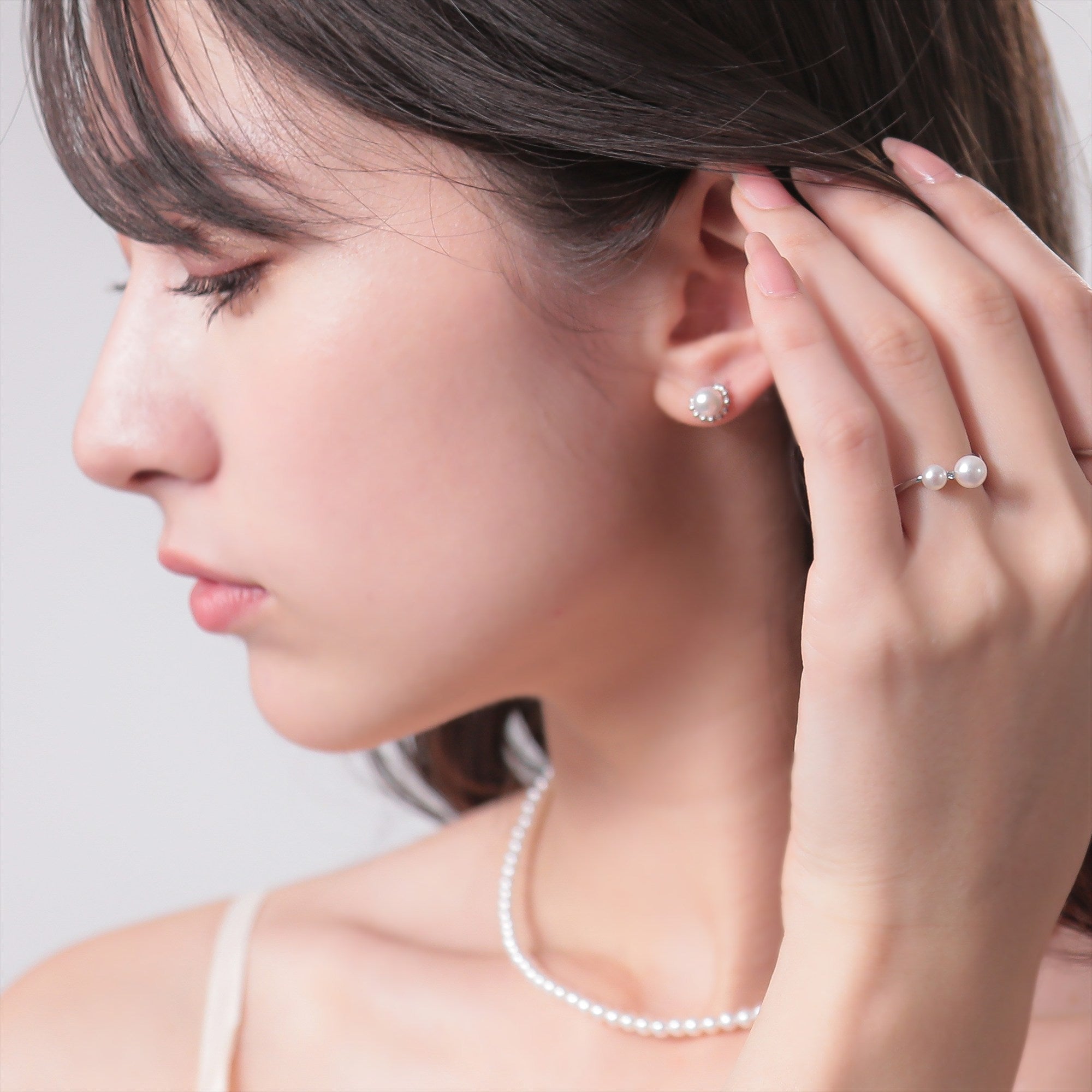Carina Akoya Pearl Earrings 5.5-6.0mm PT900