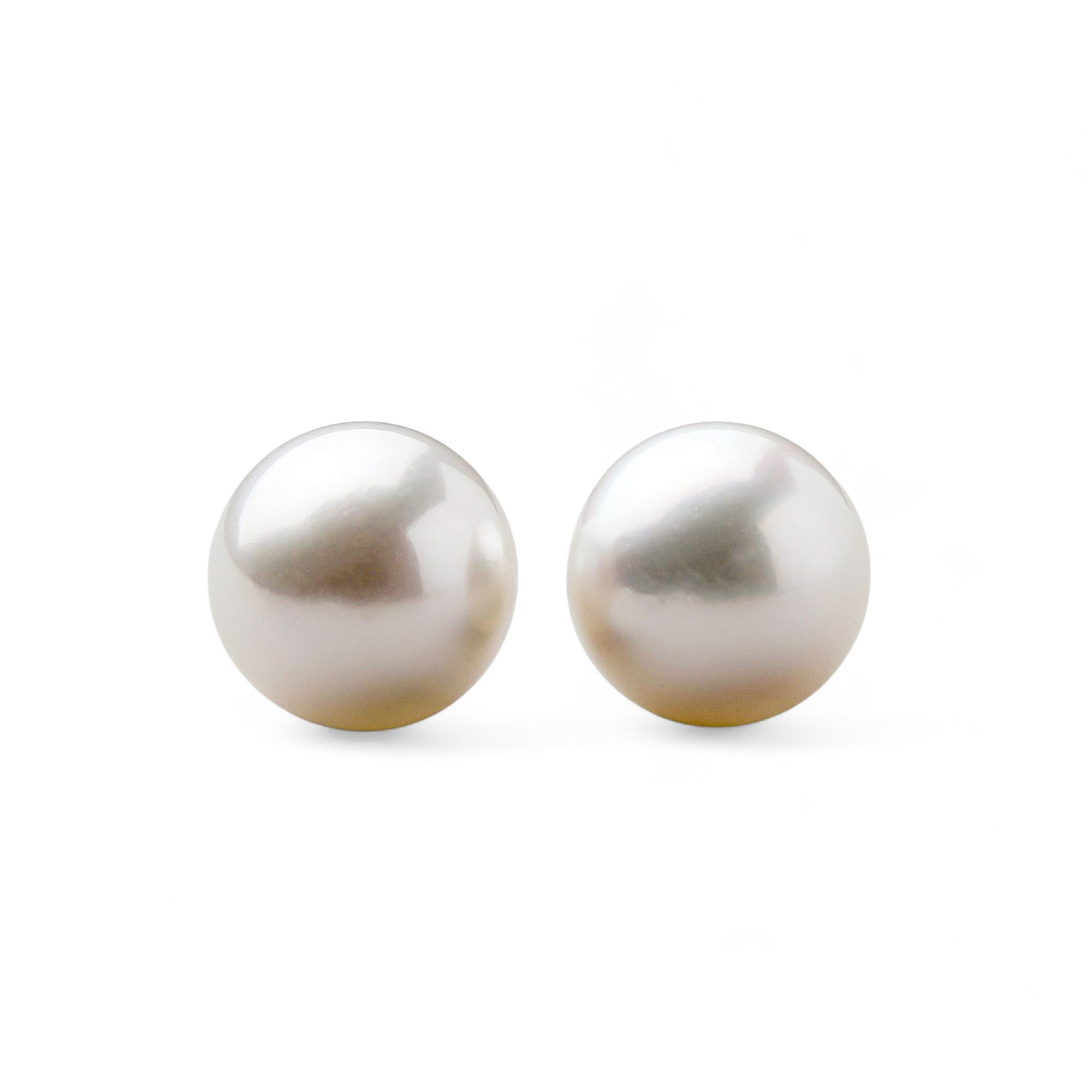 LUXE Akoya Pearl Earrings 9.0-9.5mm PT900 / K18YG