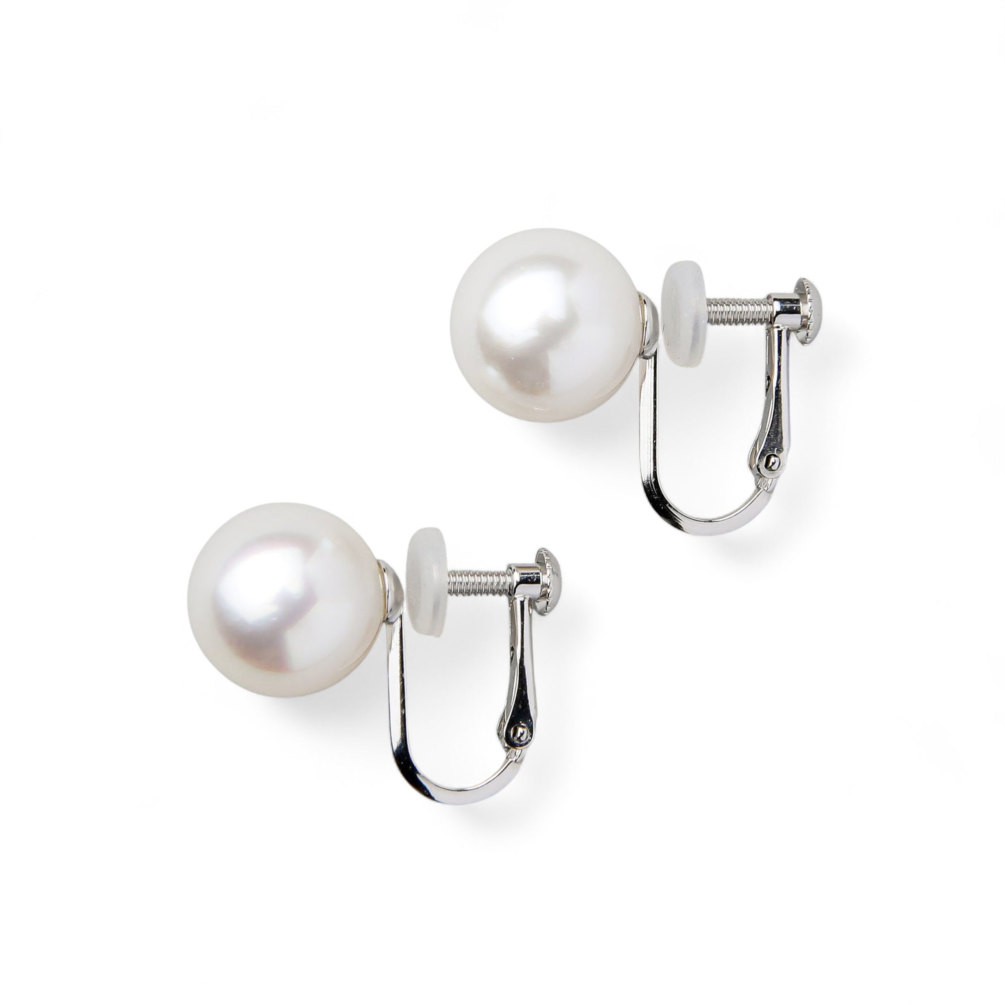 LUXE Akoya Pearl Clip-on Earrings 9.0-9.5mm K14WG