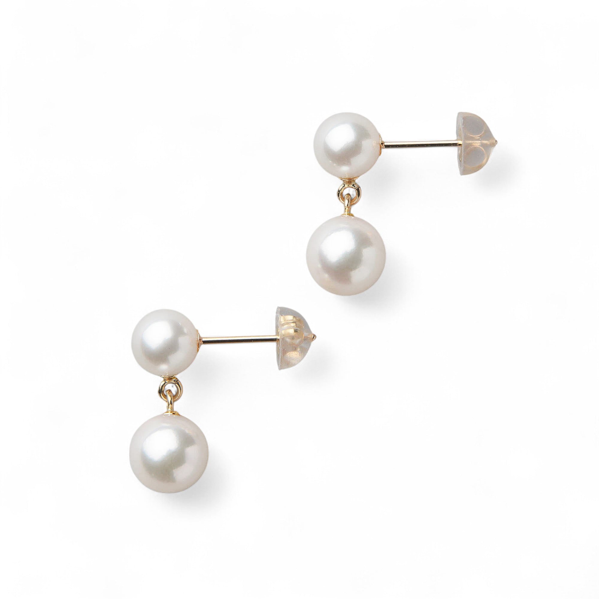 Carina Akoya Pearl Earrings 5.5-7.5mm K18YG