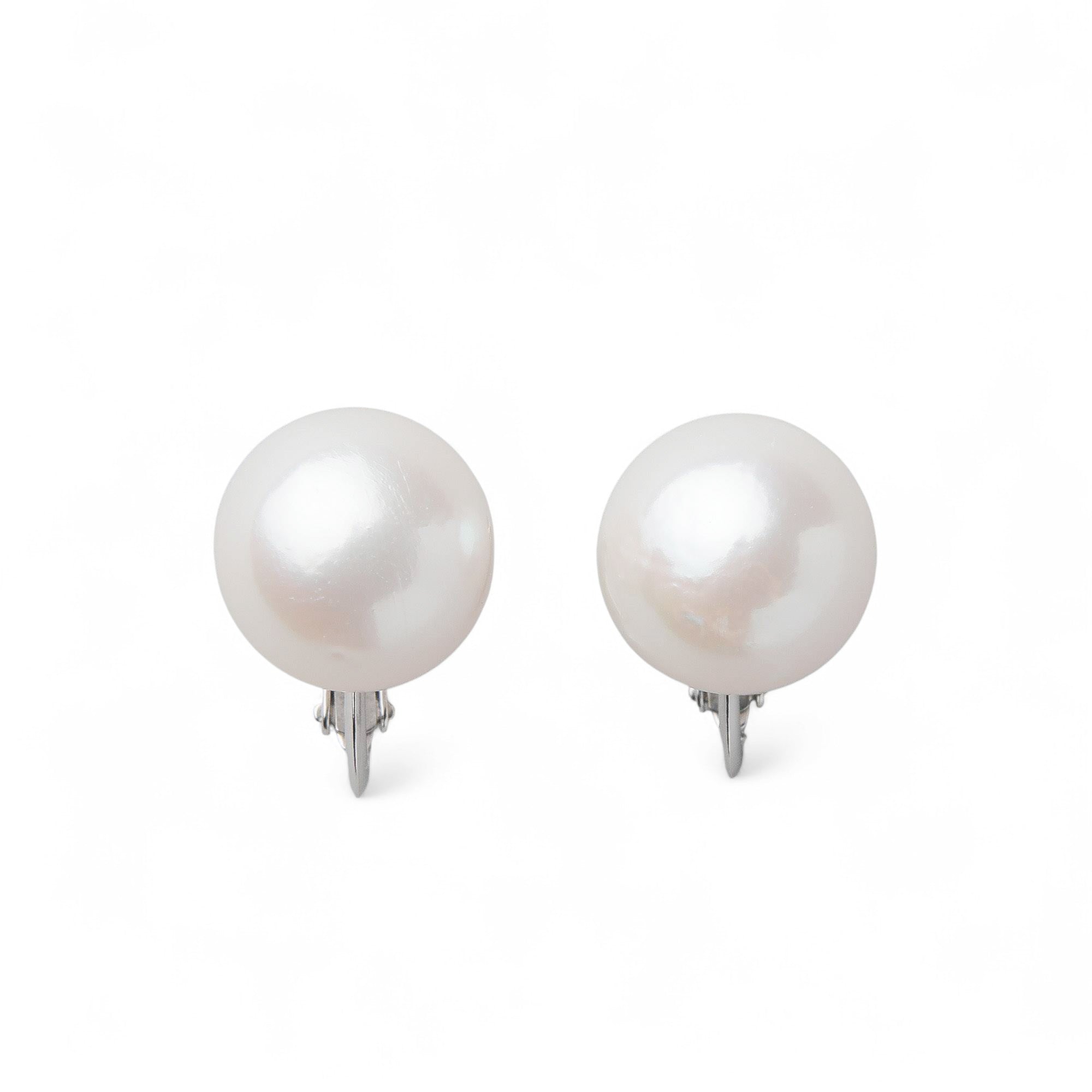 Freshwater Pearl (Nucleated) Pierced Earrings/Earrings 11mm UP PT900/SV925