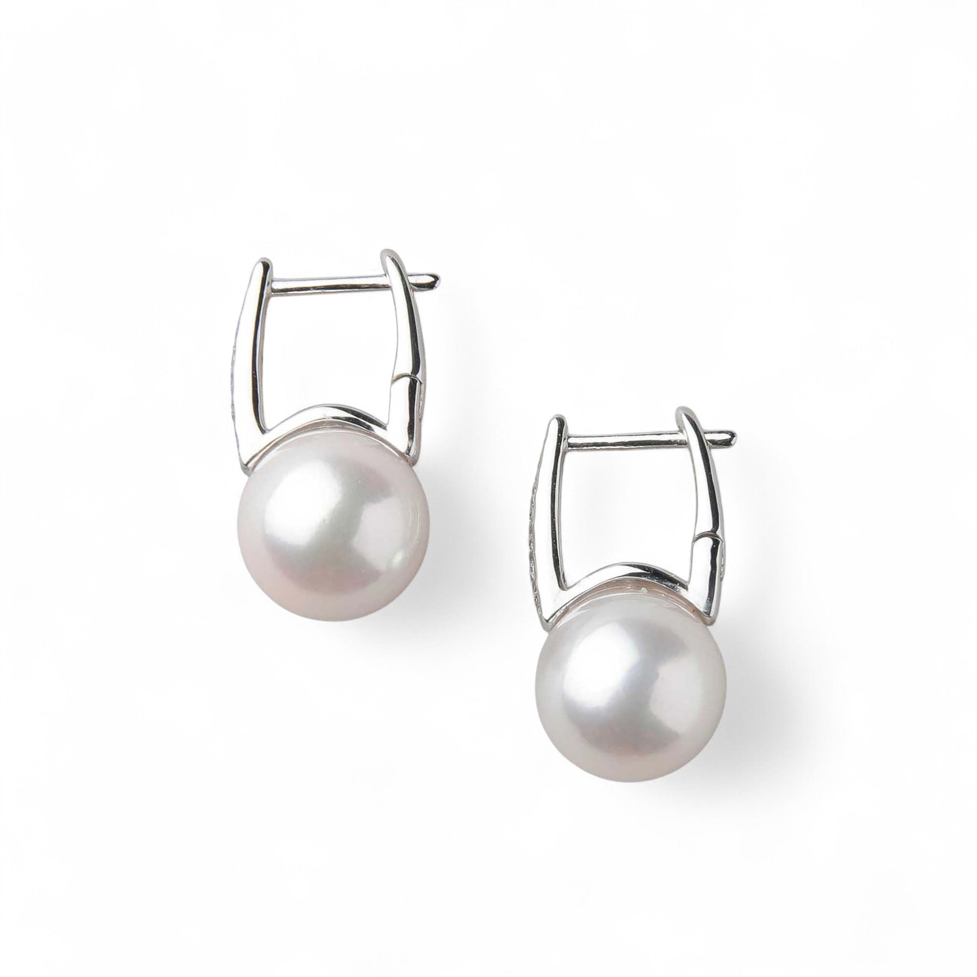 LUXE Akoya Pearl Earrings 8.5-9.0mm K18WG