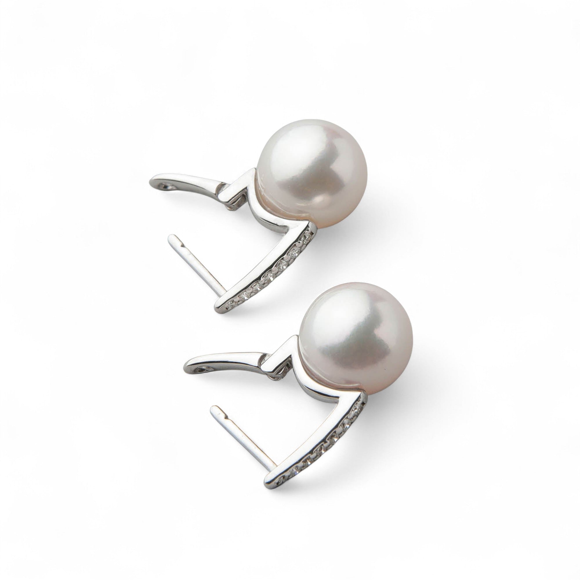 LUXE Akoya Pearl Earrings 8.5-9.0mm K18WG