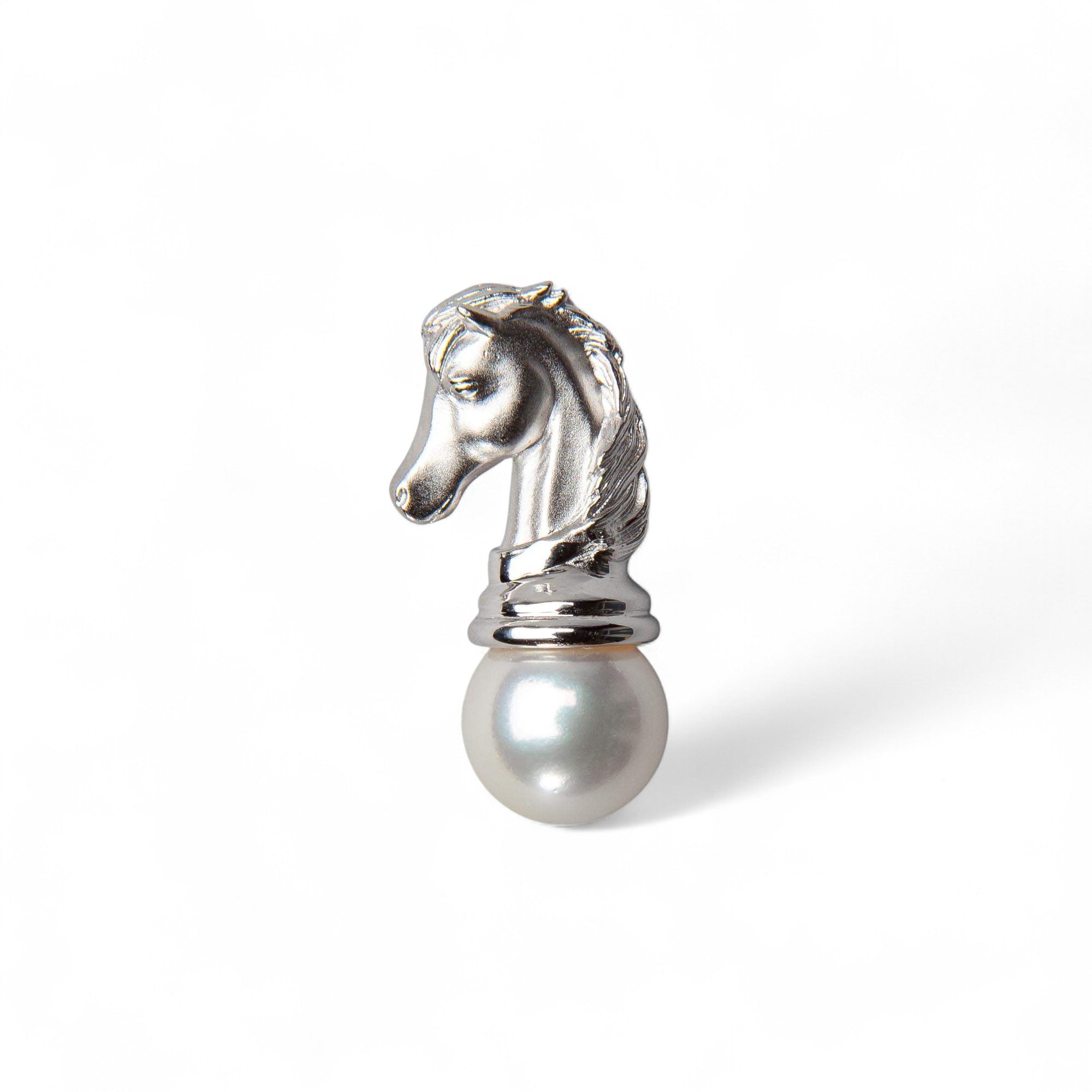 LUXE Akoya Pearl Brooch 9.0-9.5mm SV925 Horse