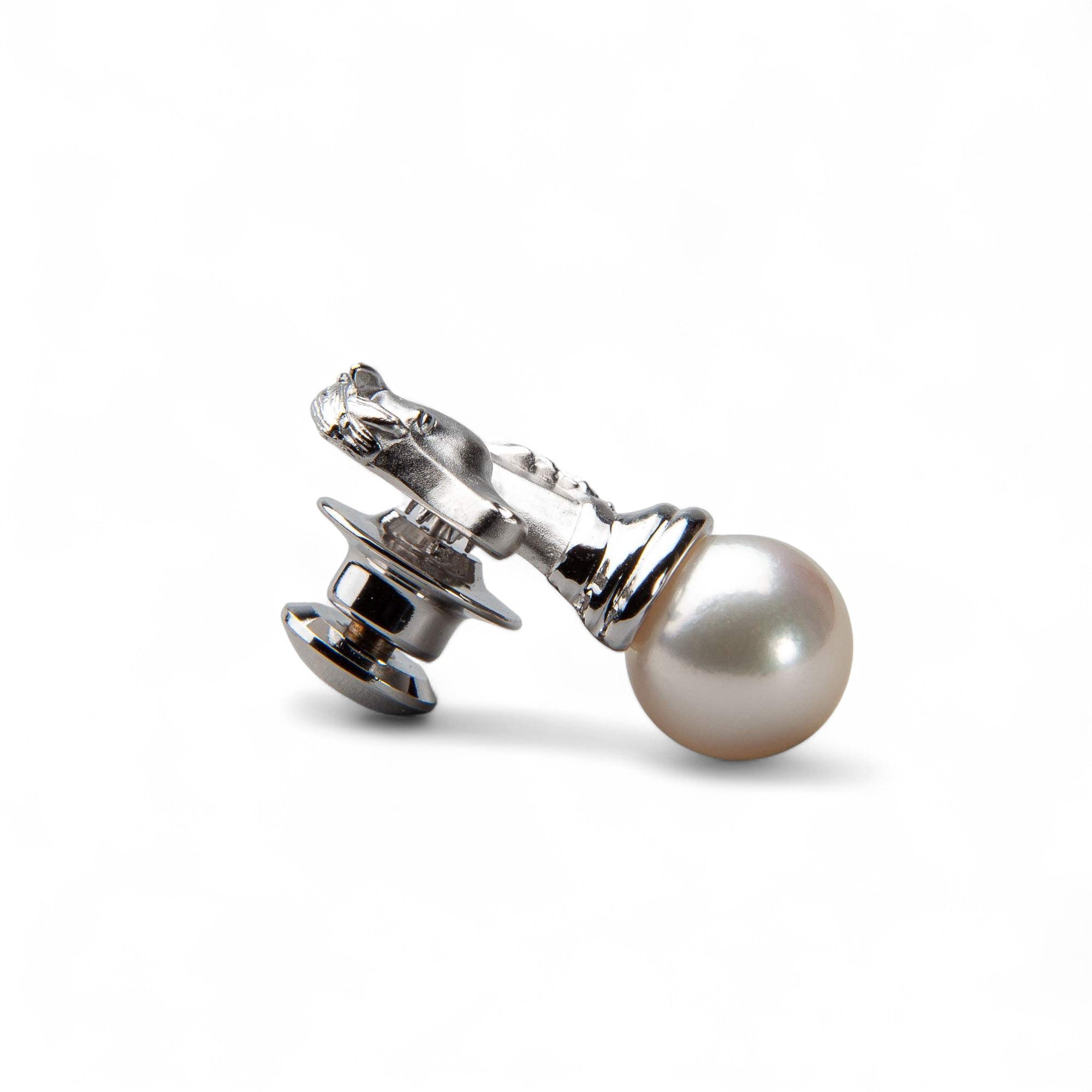 LUXE Akoya Pearl Brooch 9.0-9.5mm SV925 Horse