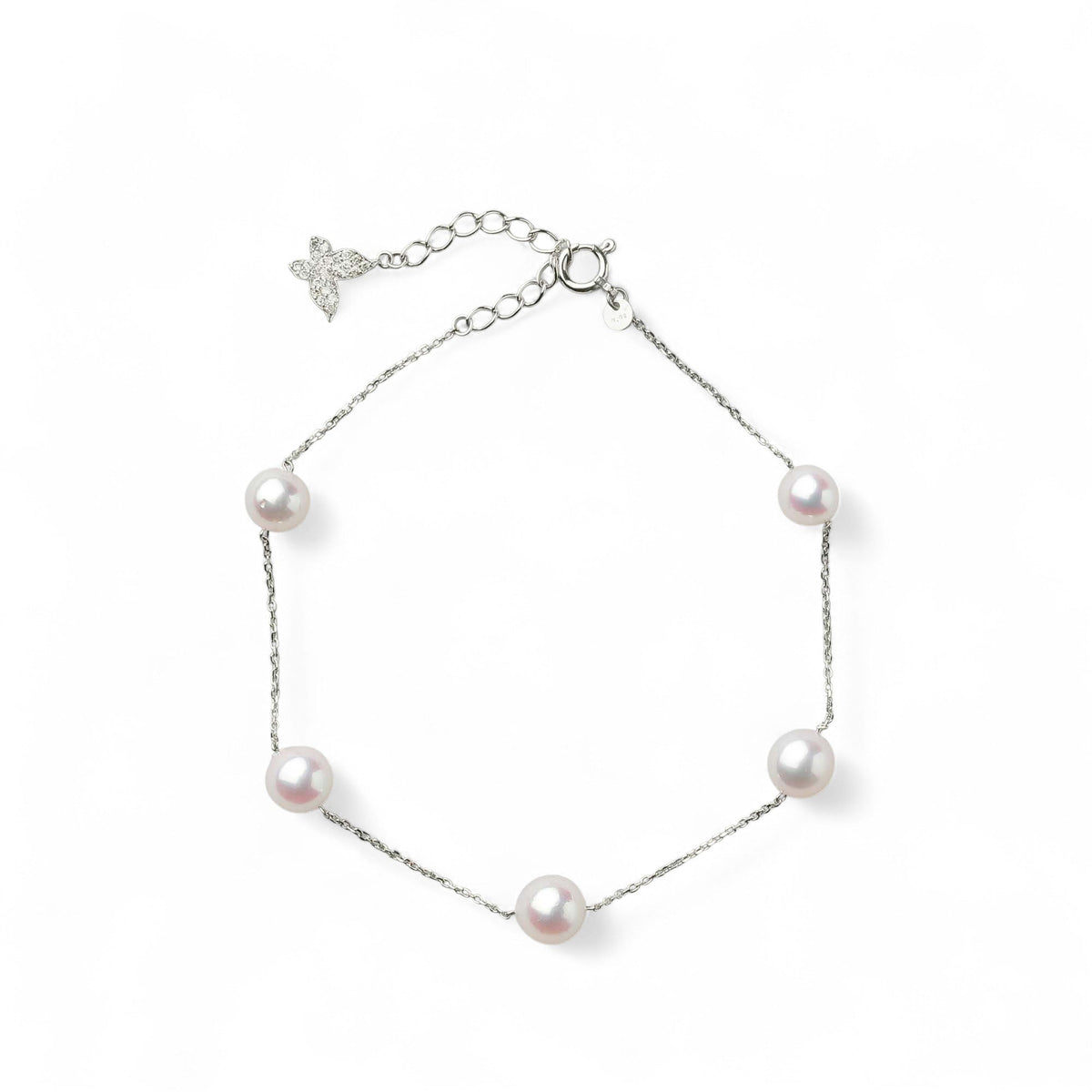 petit amie Akoya珍珠串珠手链 6.0-6.5mm PT900/850