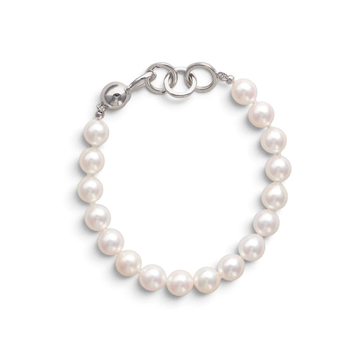Akoya Pearl Bracelet 7.5-8.0mm SV925