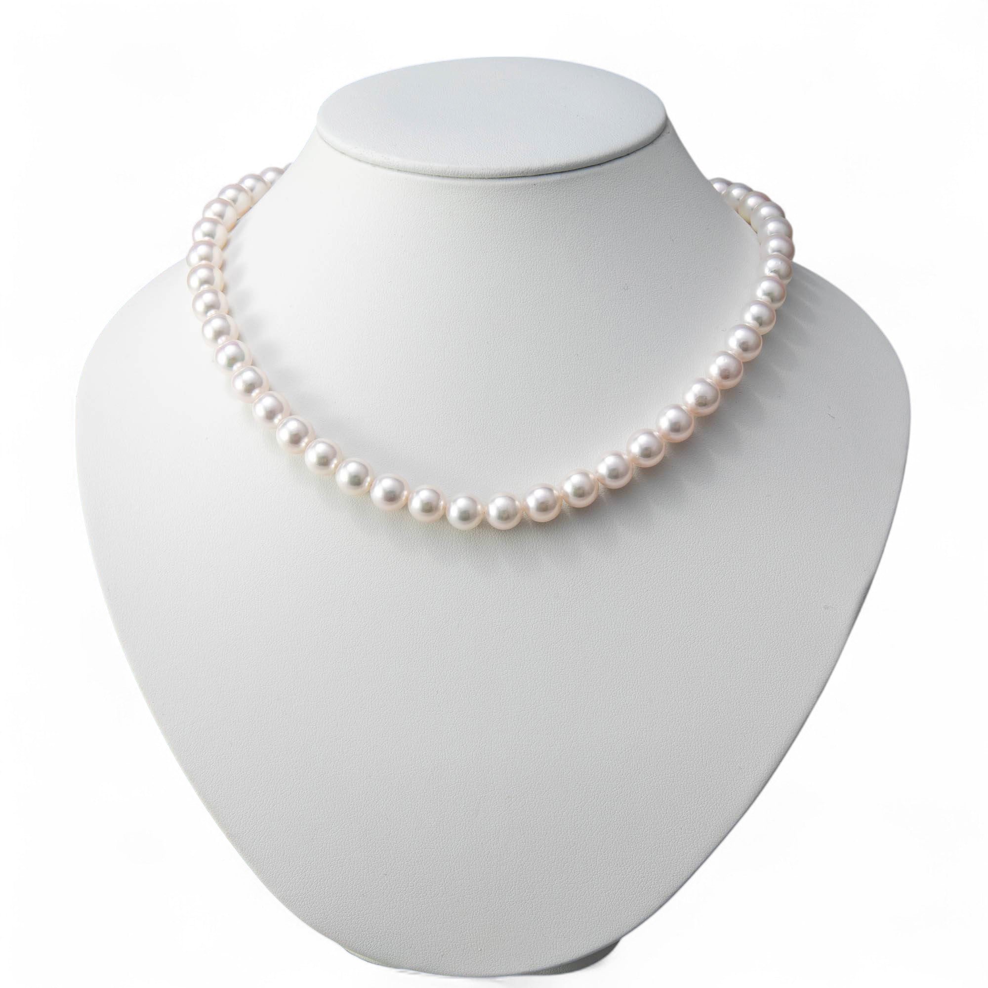 Akoya Pearl Necklace Set 8.5-9.0mm -Superior-